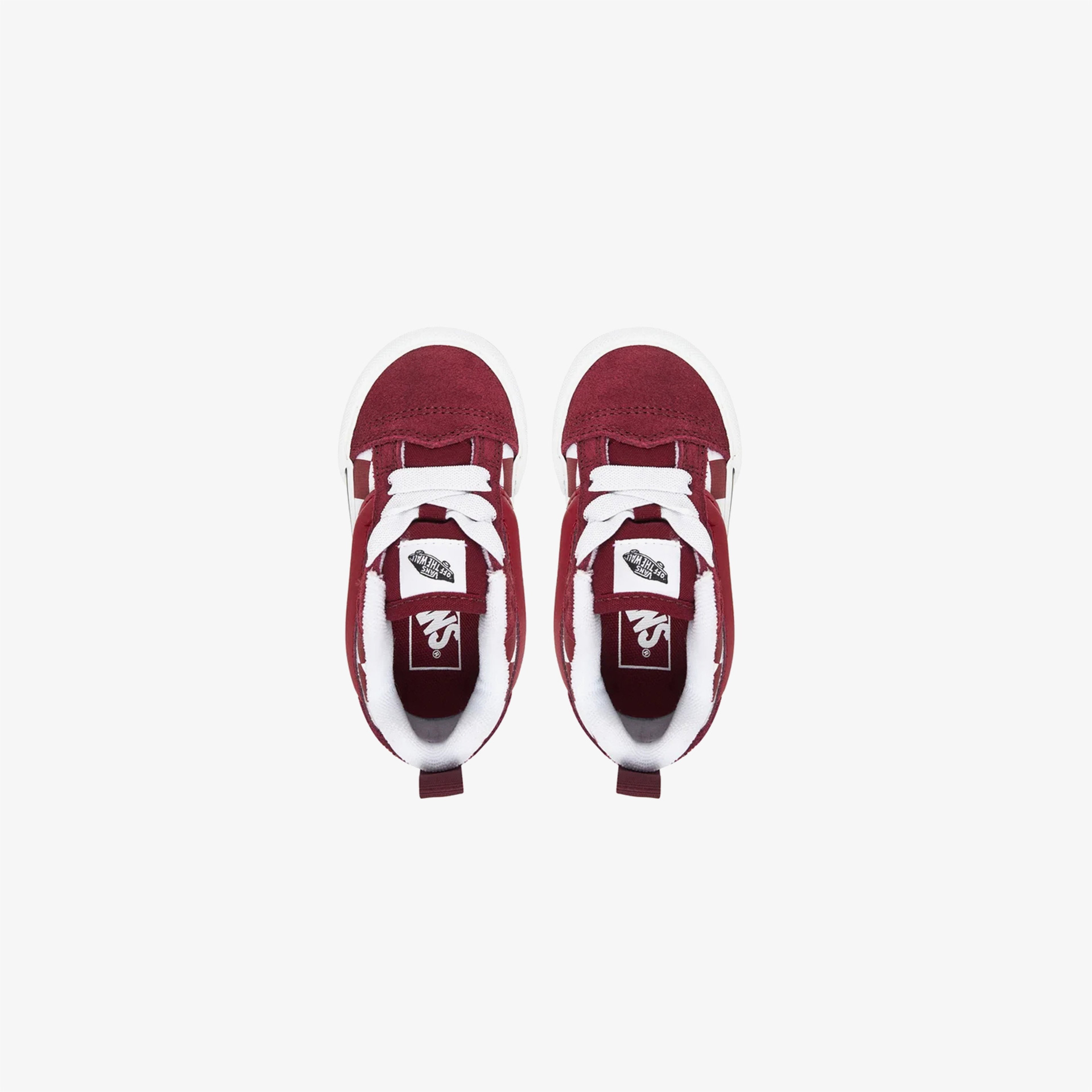 Vans Knu Skool Elastic Lace Bebek Bordo Sneaker