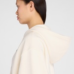 New Balance Linear Heritage Fleece  Kadın Beyaz Sweatshirt