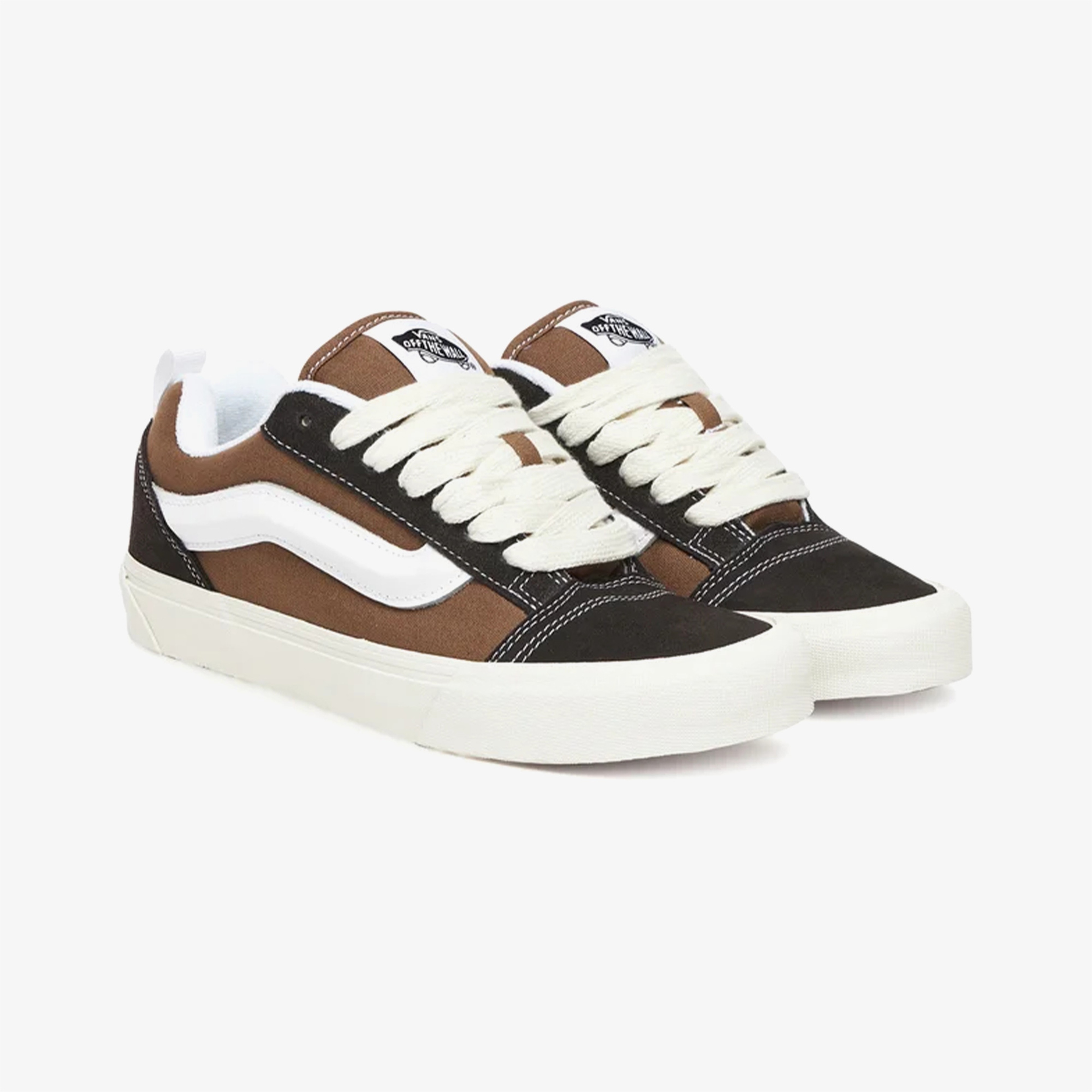 Vans Knu Skool Renk Bloklu Erkek Kahverengi Sneaker