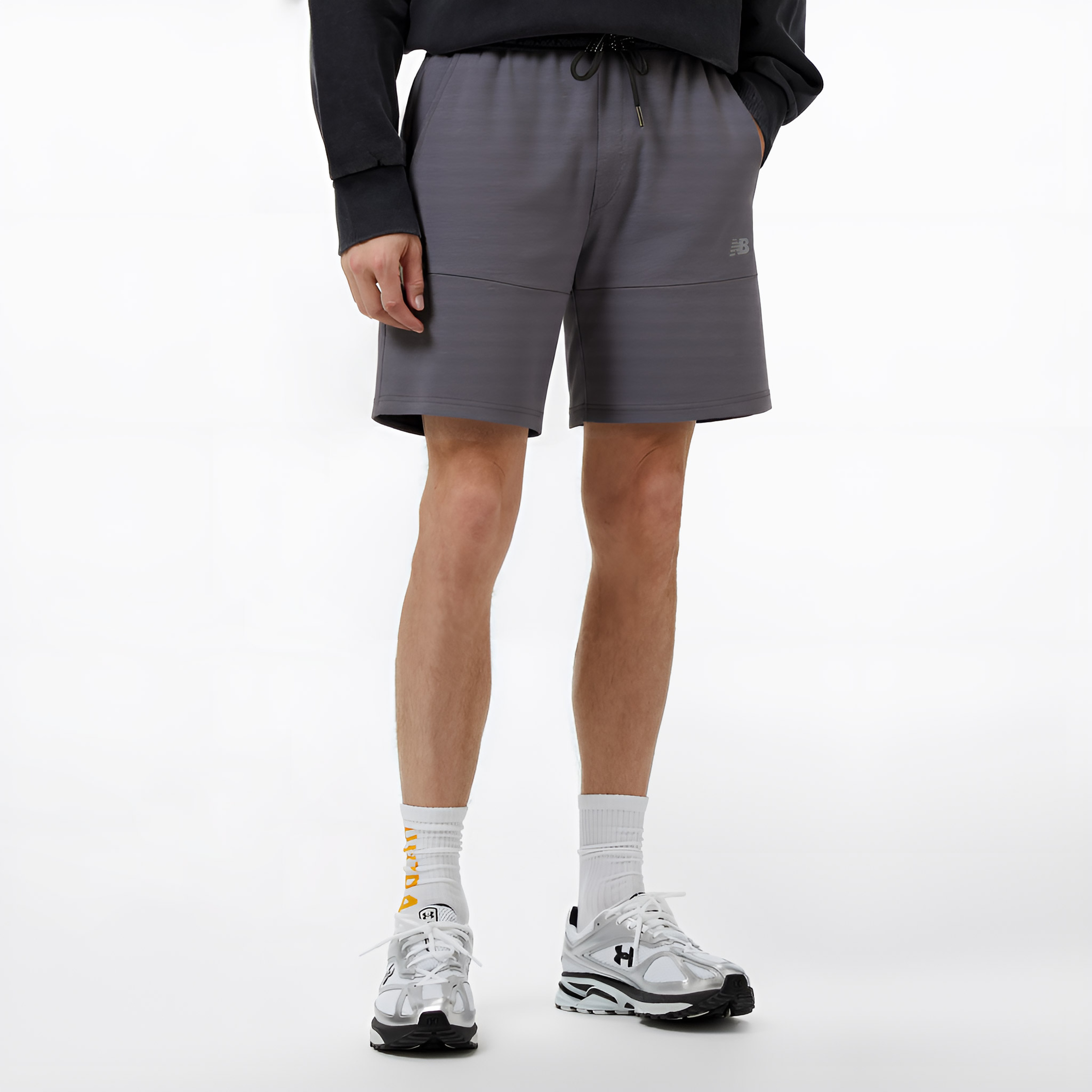 New Balance Lifestyle Erkek Gri Şort