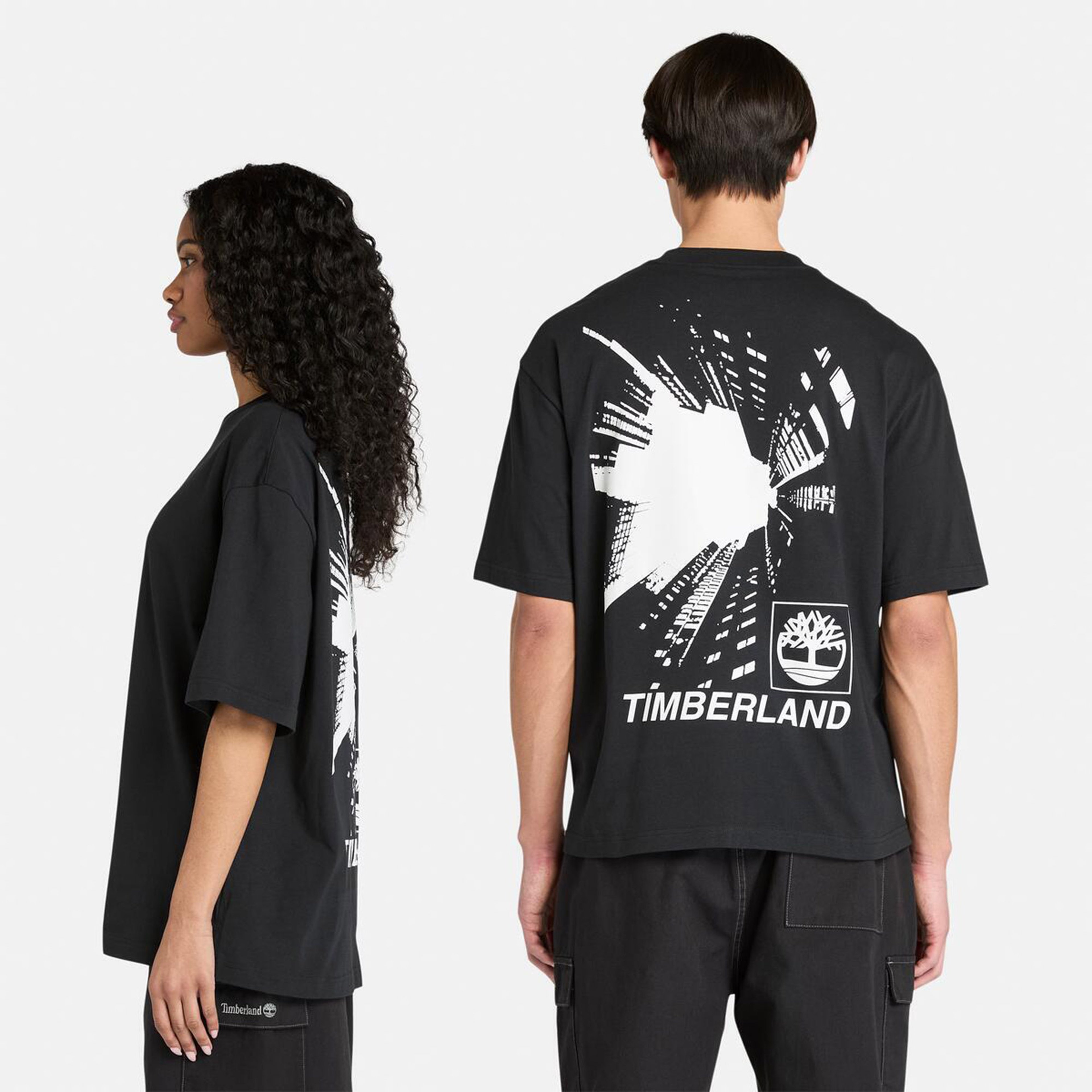 Timberland Building Blocks Erkek Beyaz T-Shirt