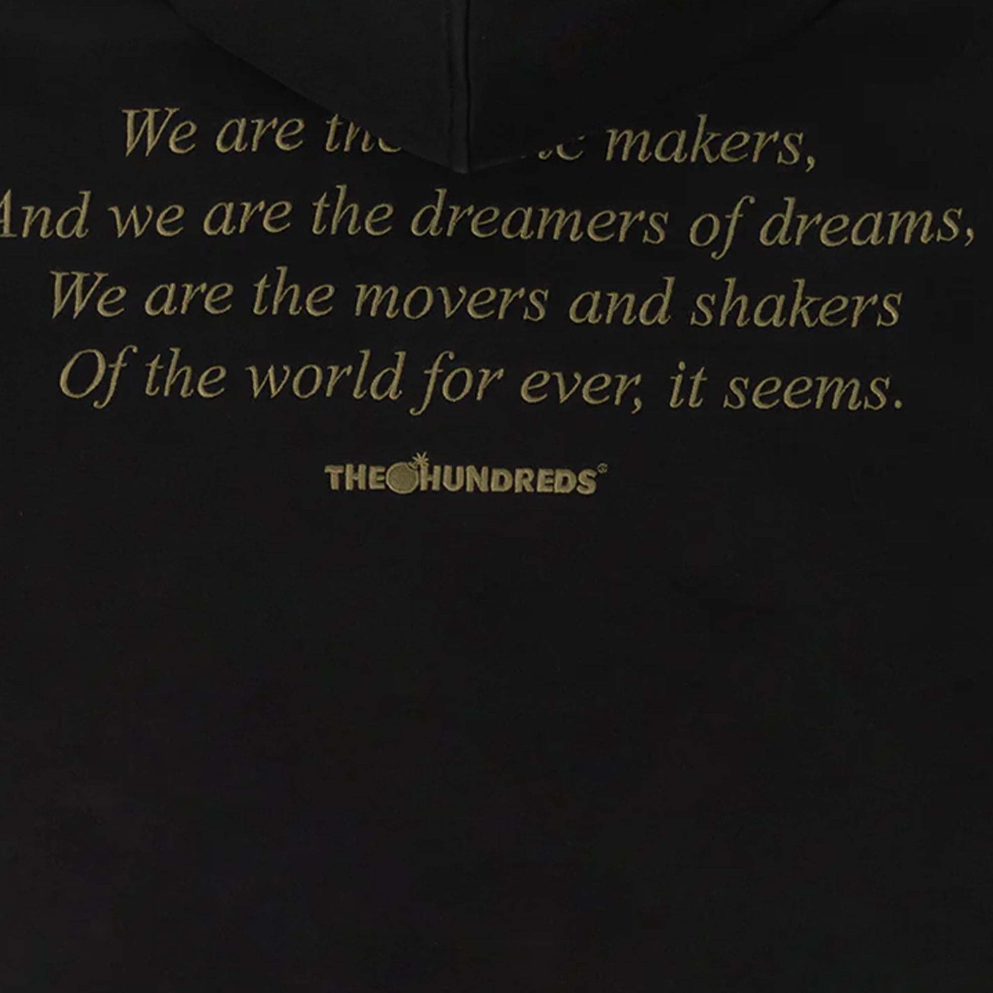The Hundreds Dreamers Pullover Erkek Siyah Hoodie