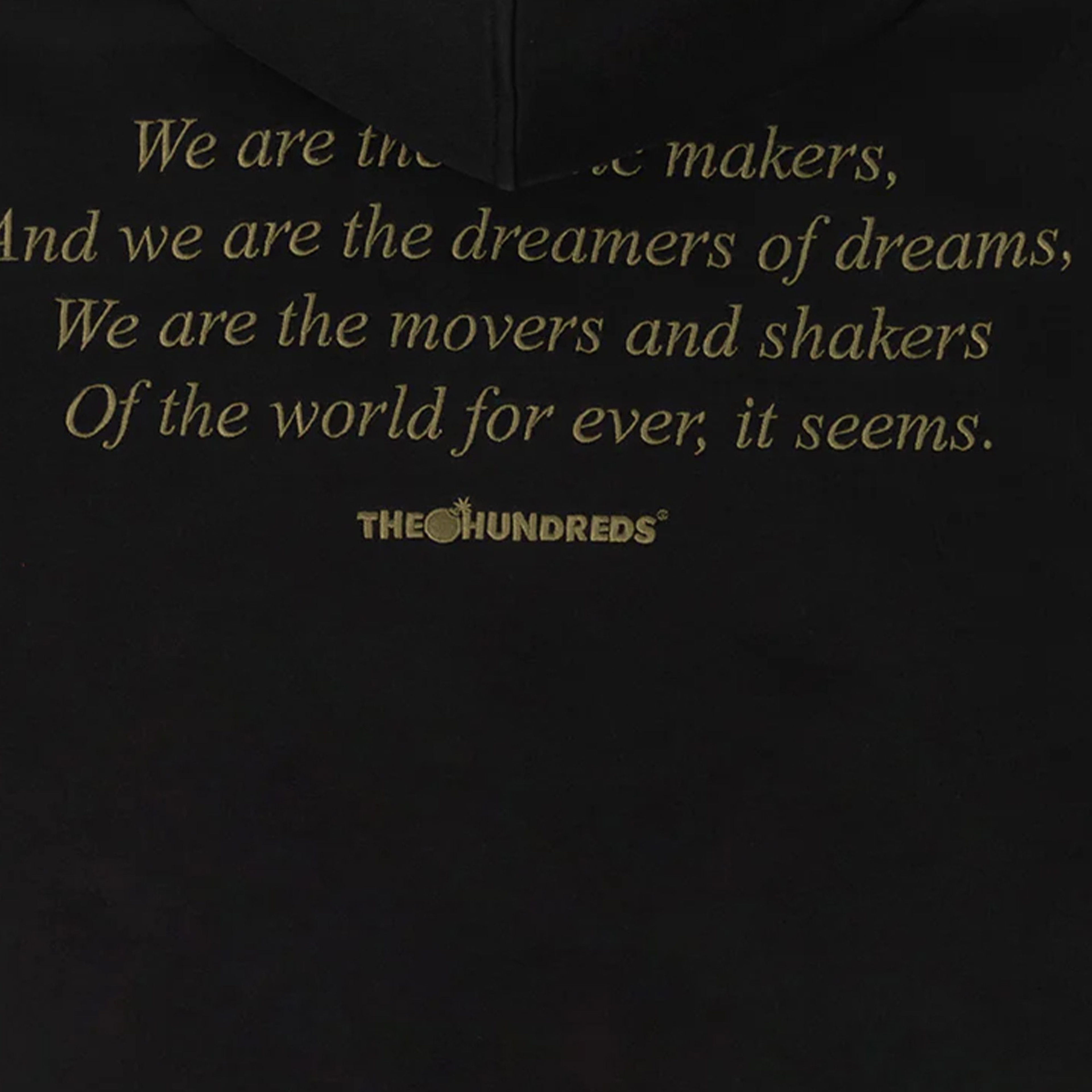 The Hundreds Dreamers Pullover Erkek Siyah Hoodie