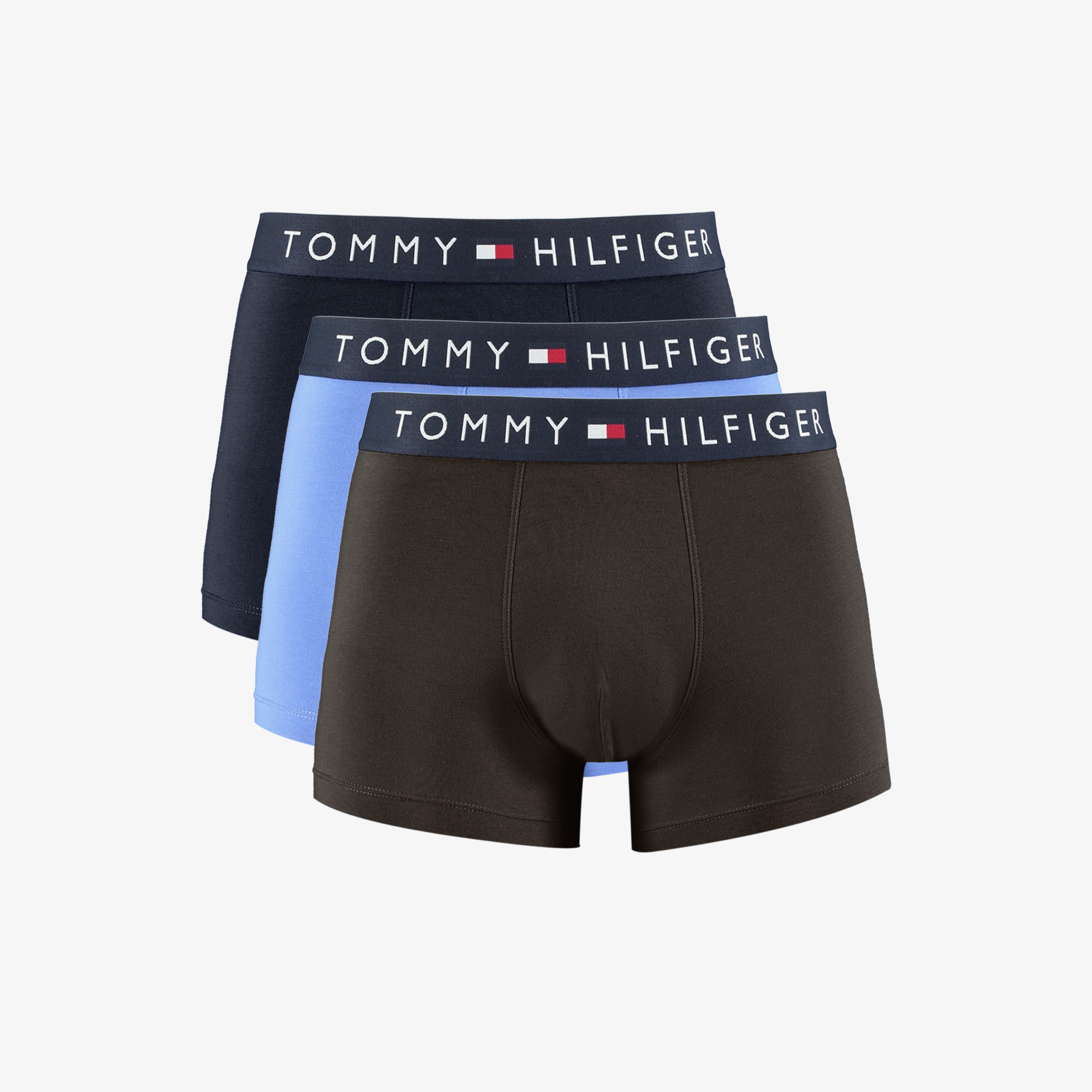 Tommy Hilfiger 3Lü Erkek Renkli Boxer
