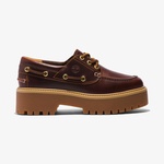 Timberland Stone Street 3 Eye Kadın Kahverengi Tekne Ayakkabısı