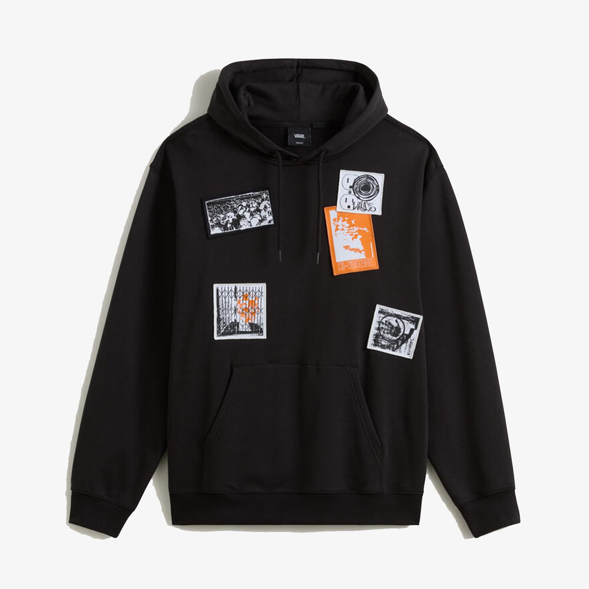 Vans Punk Patch Pullover Erkek Siyah Sweatshırt