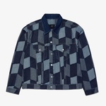 Huf Patchwork Denim Erkek Lacivert Ceket