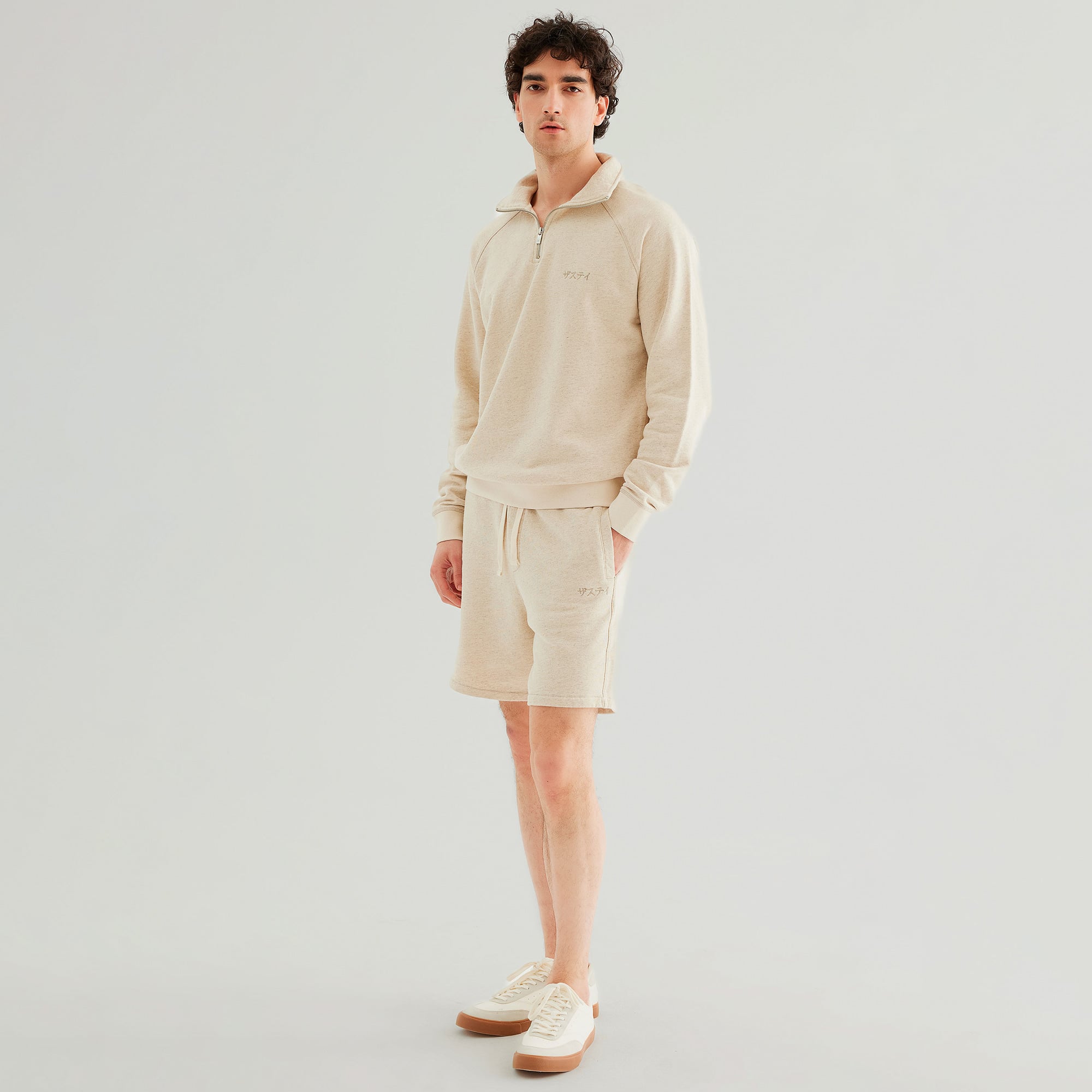 The Stay Line Ren Japon Detaylı Erkek Bej Şort