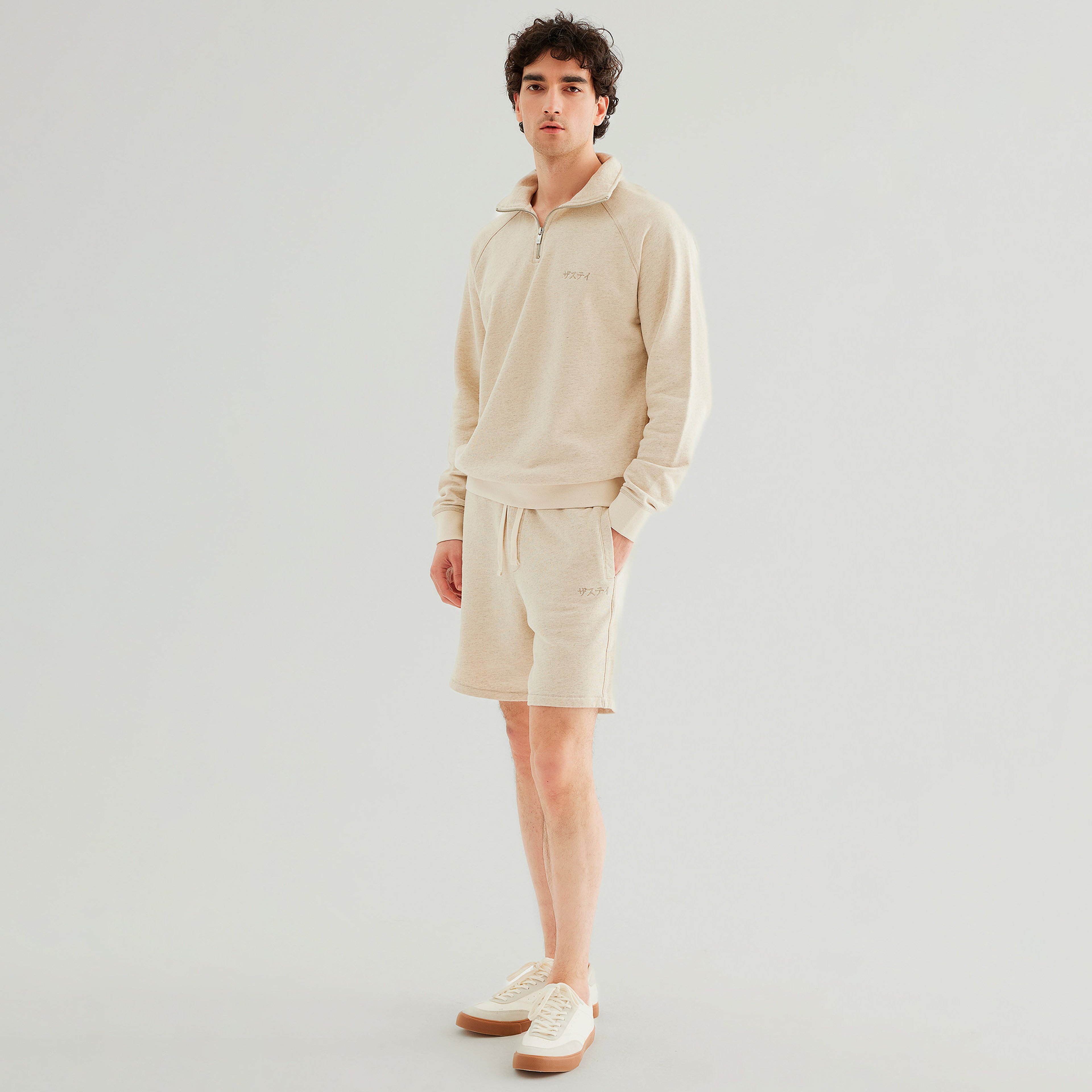 The Stay Line Ren Japon Detaylı Erkek Bej Şort