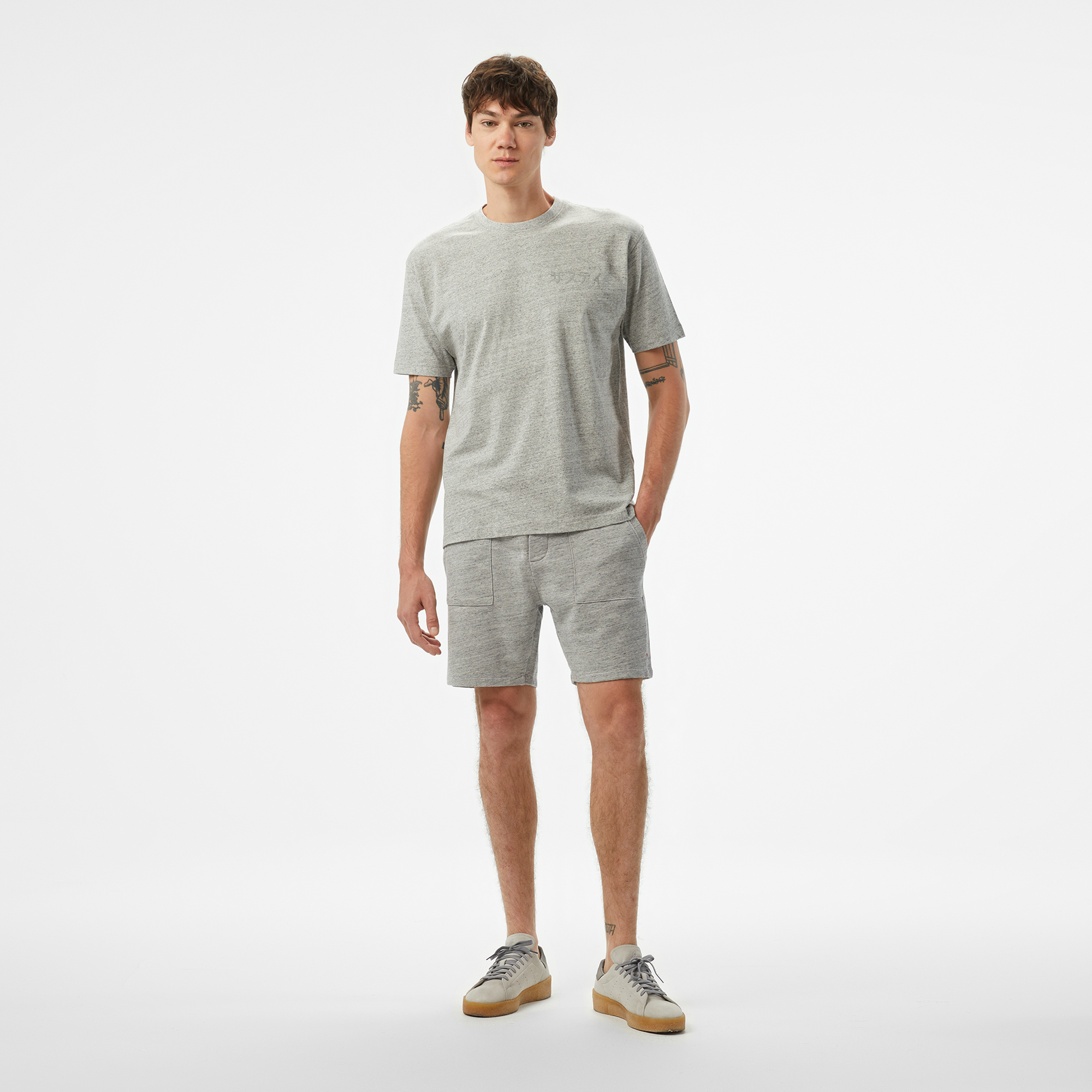 The Stay Line Neo Pastoral Erkek Gri Şort