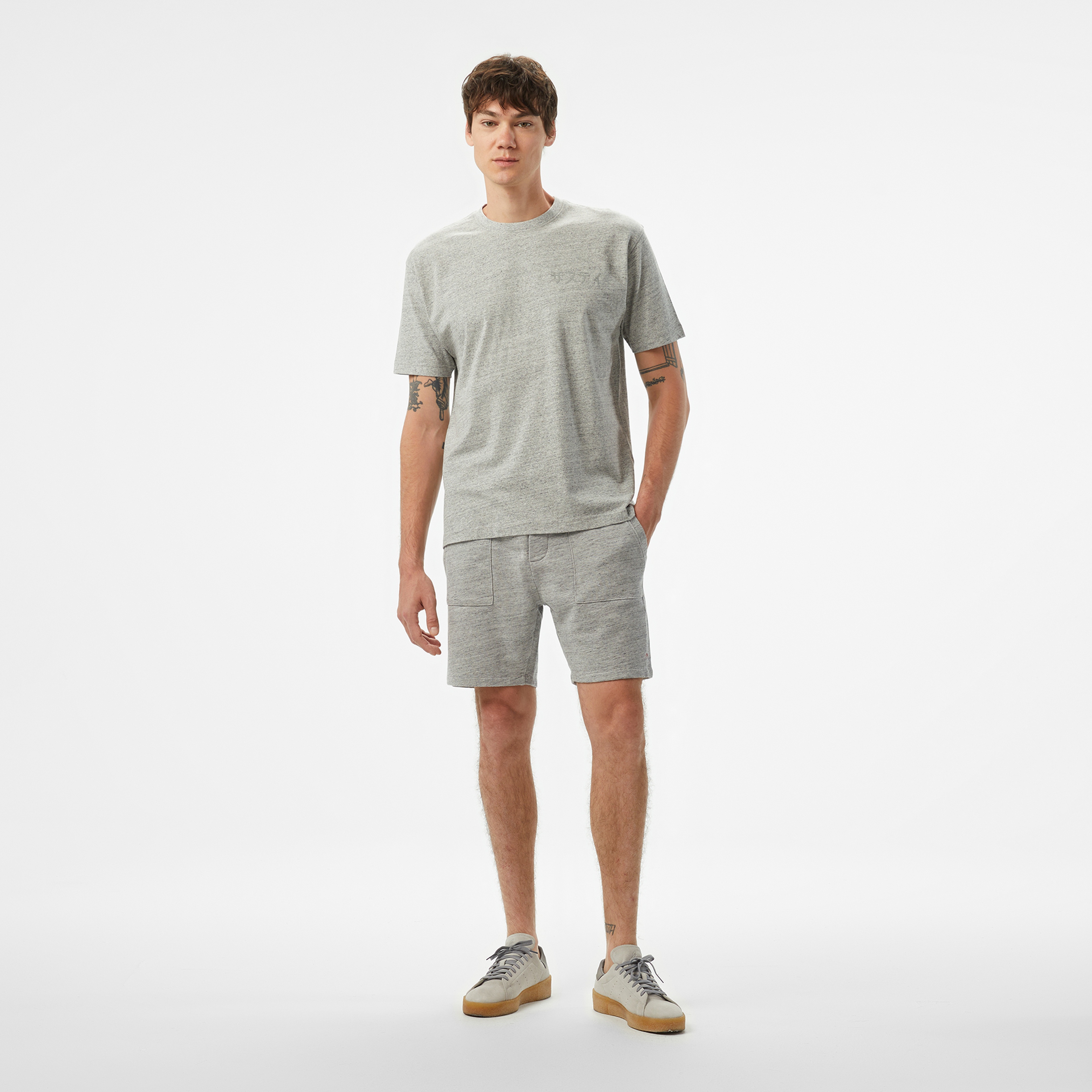 The Stay Line Neo Pastoral Erkek Gri Şort