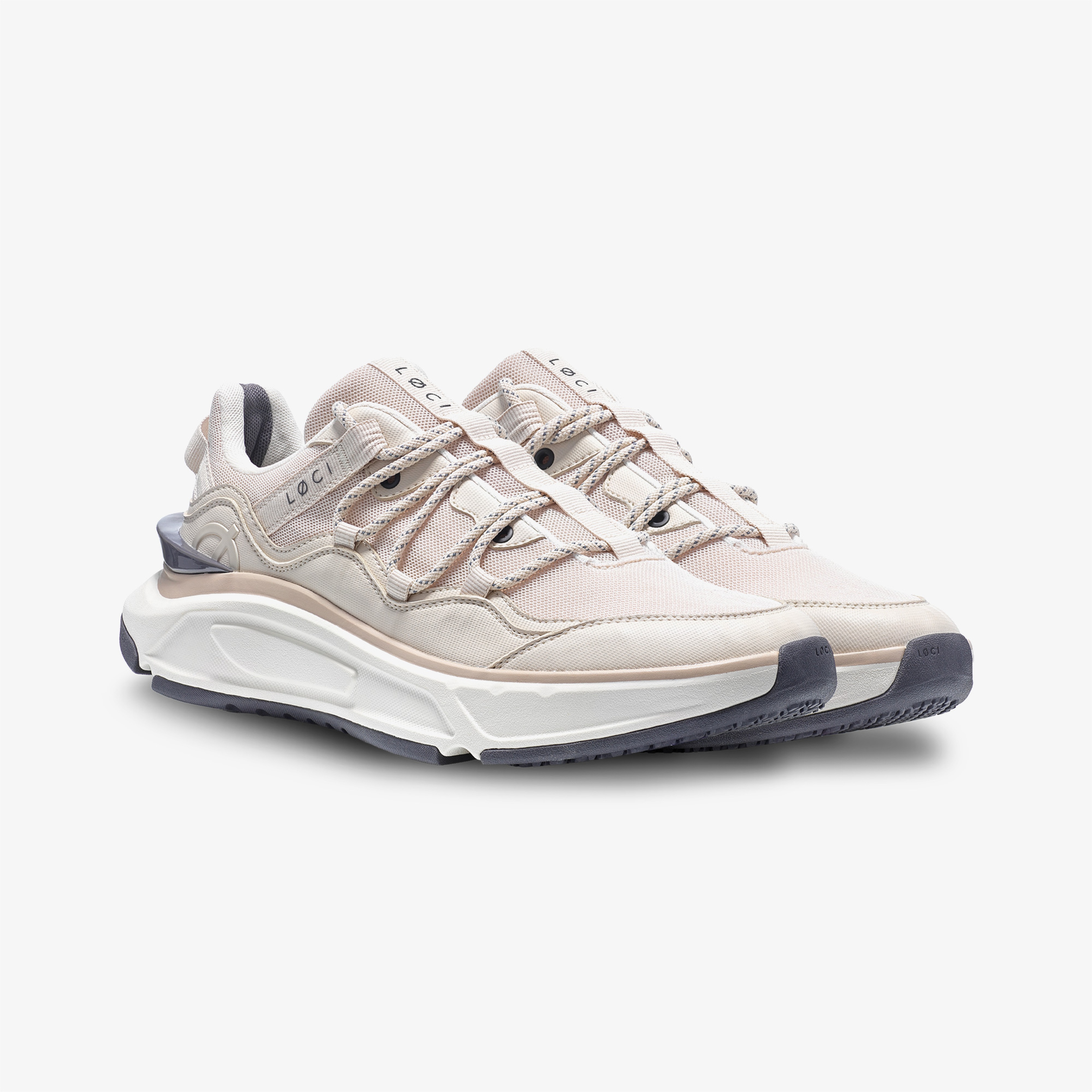 Loci Dopamine Unisex Bej Spor Ayakkabı