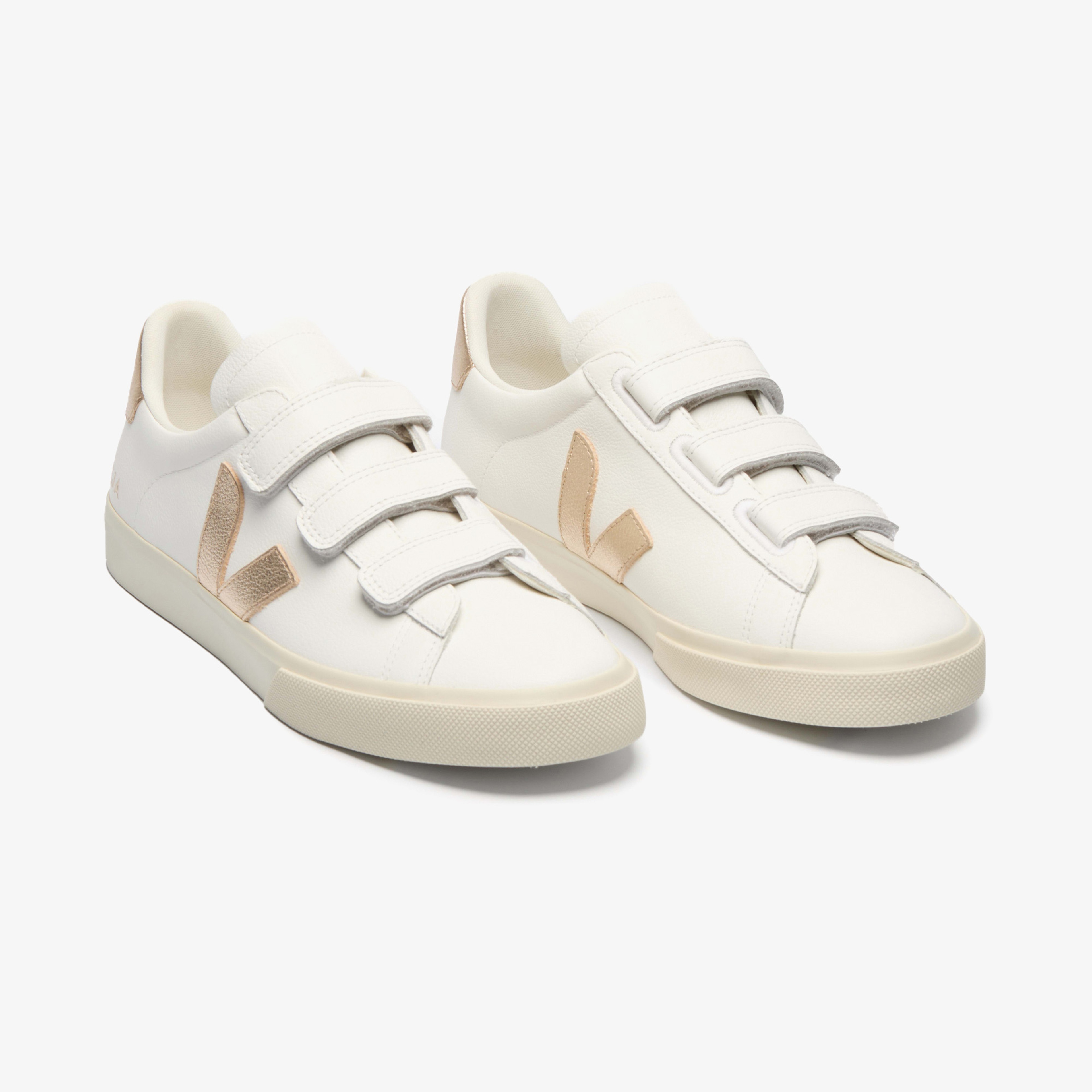 Veja Recife Cırt Cırt Bantlı Kadın Beyaz Sneaker