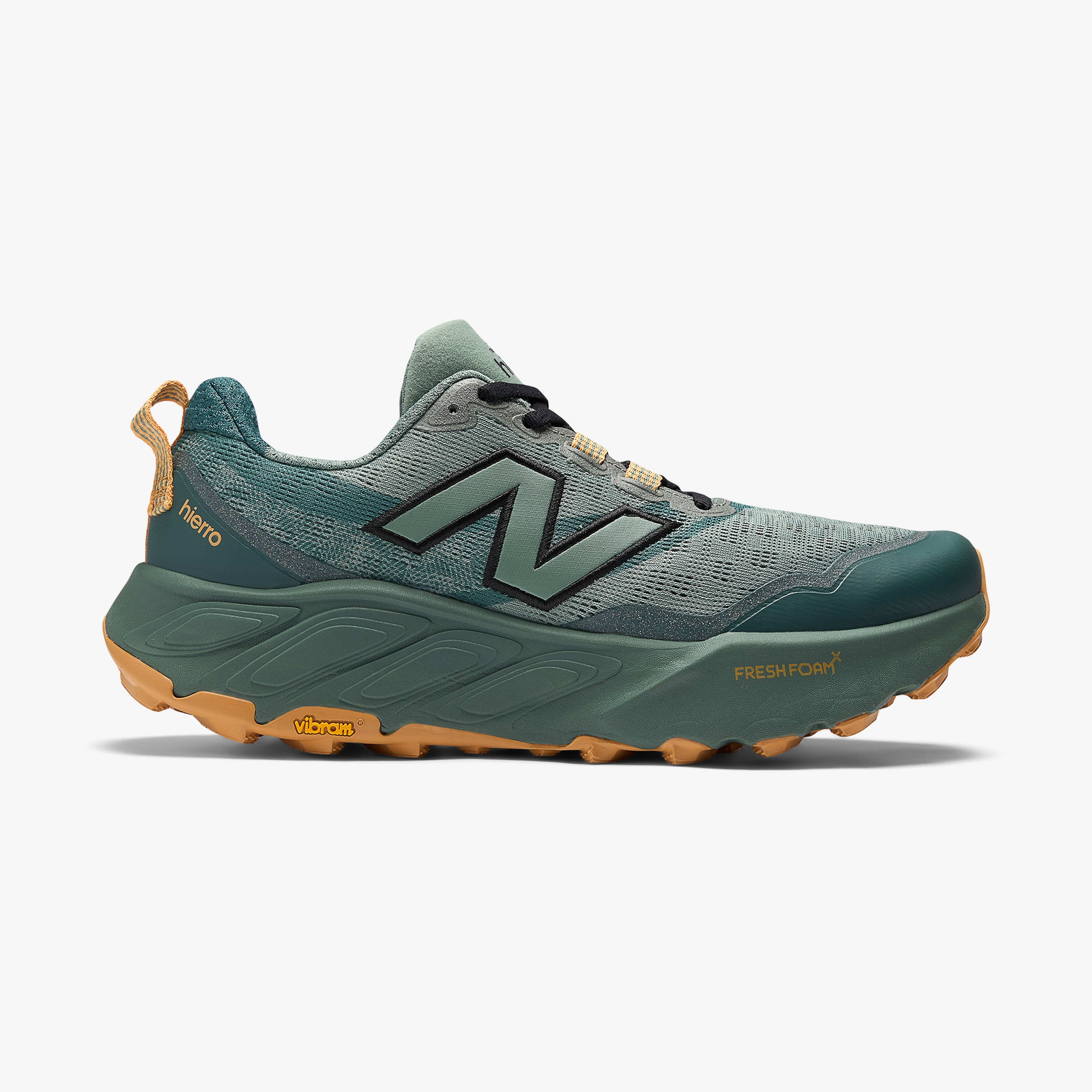 New Balance Fresh Foam X Hierro v9 Erkek Yeşil Koşu Ayakkabısı