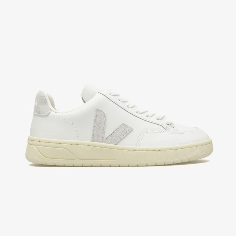 Veja V-12 Leather Kadın Beyaz Sneaker