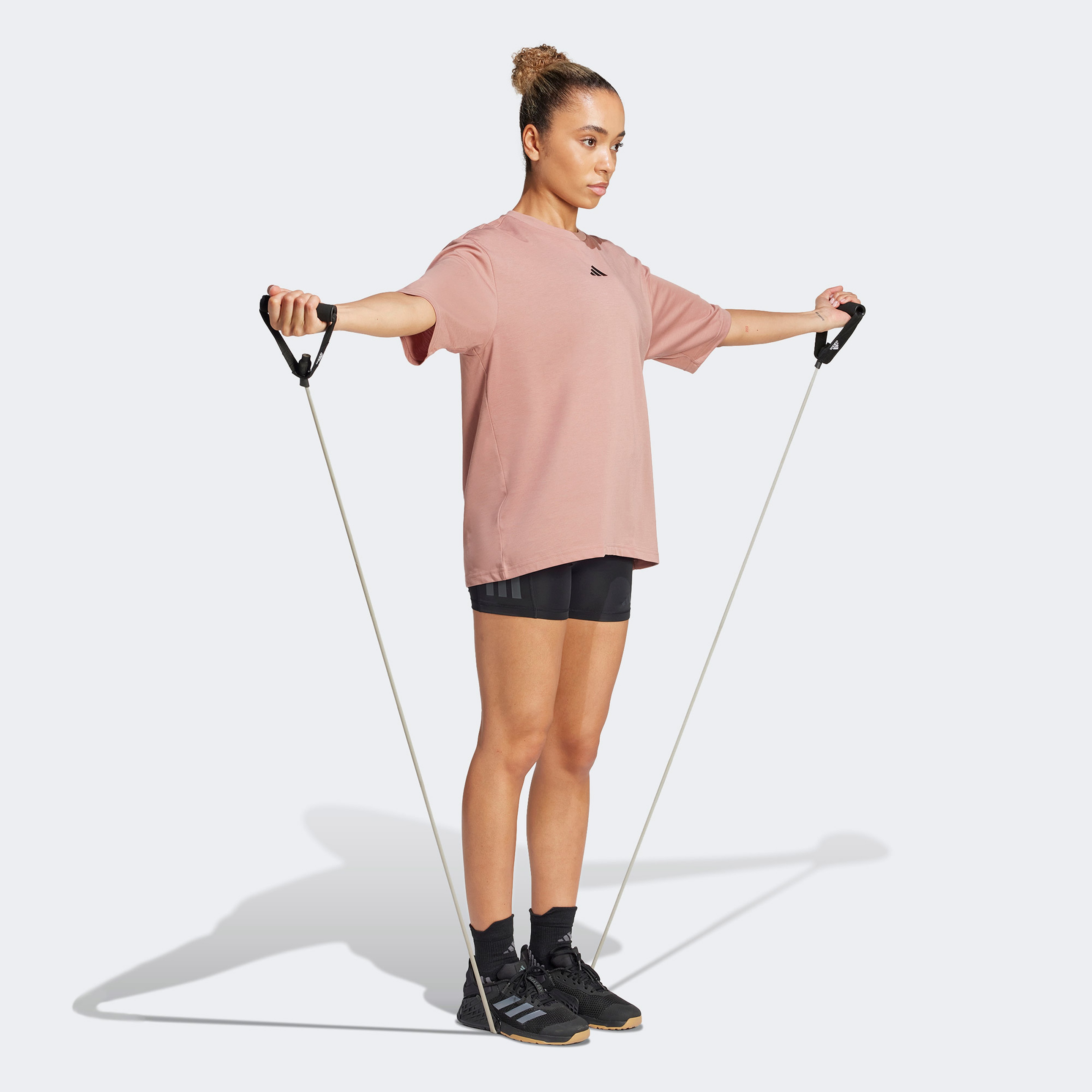 adidas Climacool Training Graphic Kadın Pembe T-Shirt