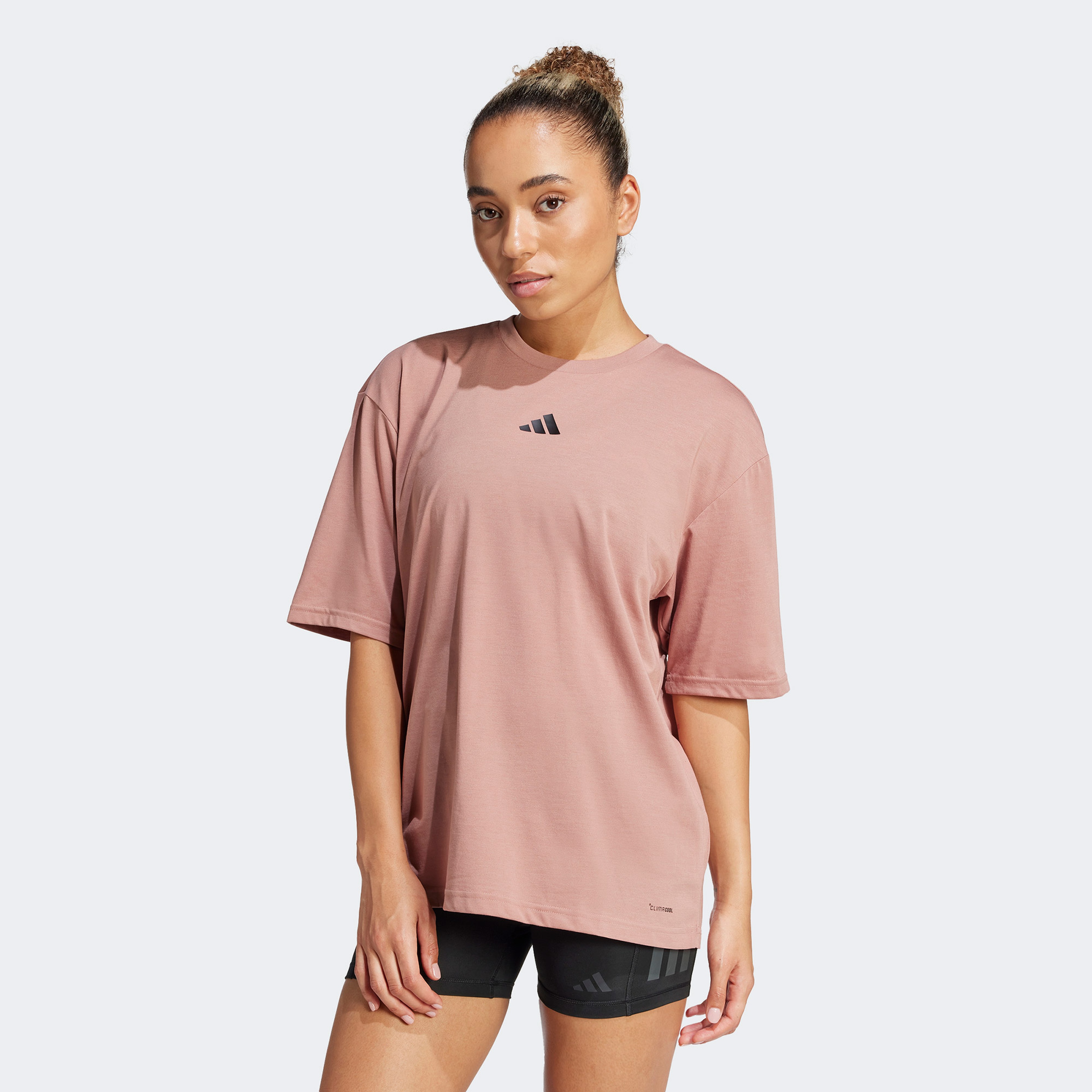 adidas Climacool Training Graphic Kadın Pembe T-Shirt