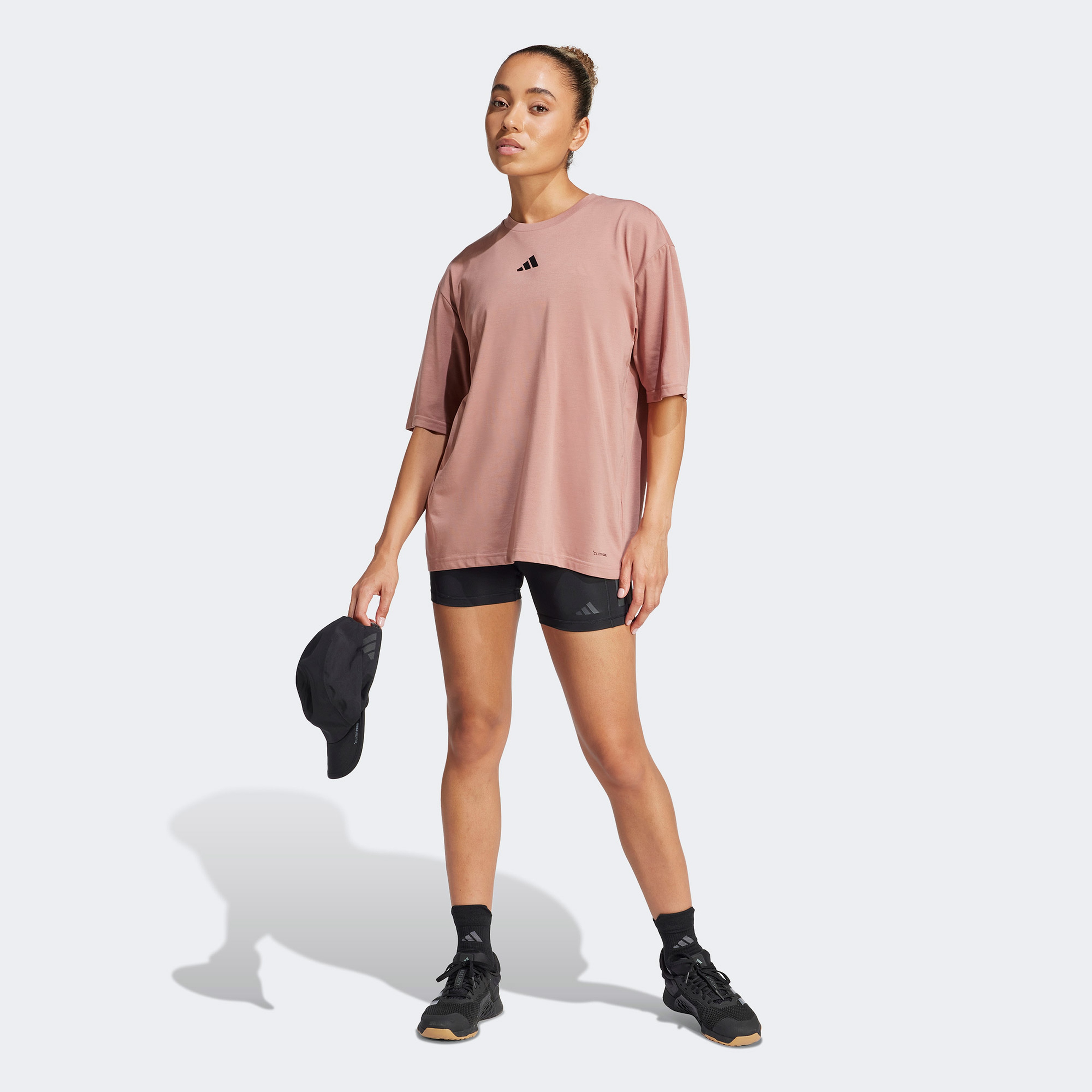 adidas Climacool Training Graphic Kadın Pembe T-Shirt