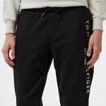 Tommy Hilfiger Tommy Logo Sweatpants Erkek Siyah Eşofman Altı