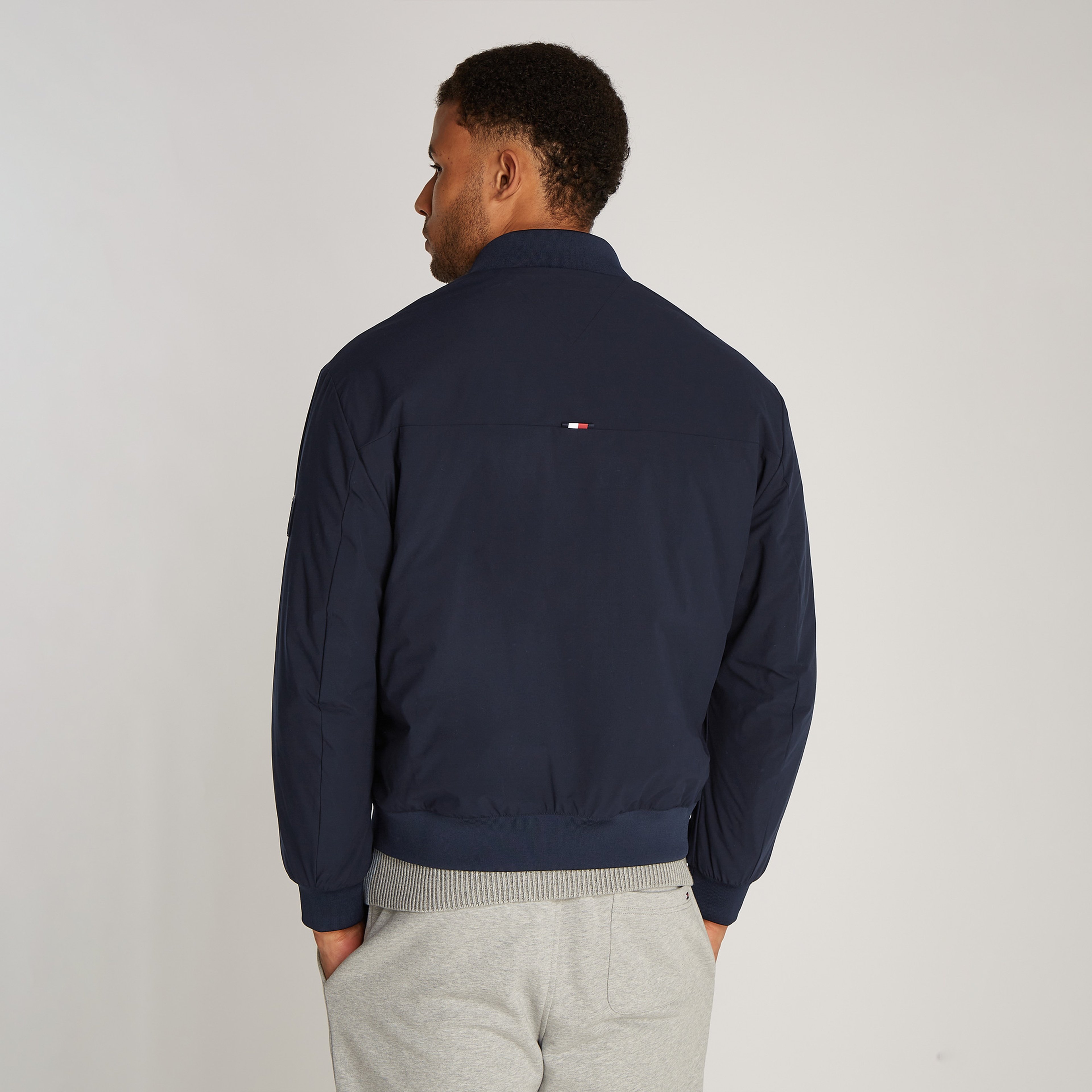Tommy Hilfiger Erkek Mavi Mont