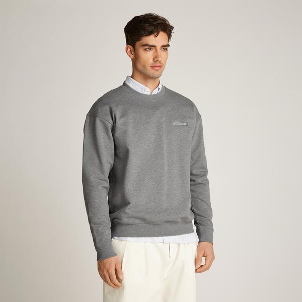 Tommy Hilfiger Erkek Gri Sweatshirt