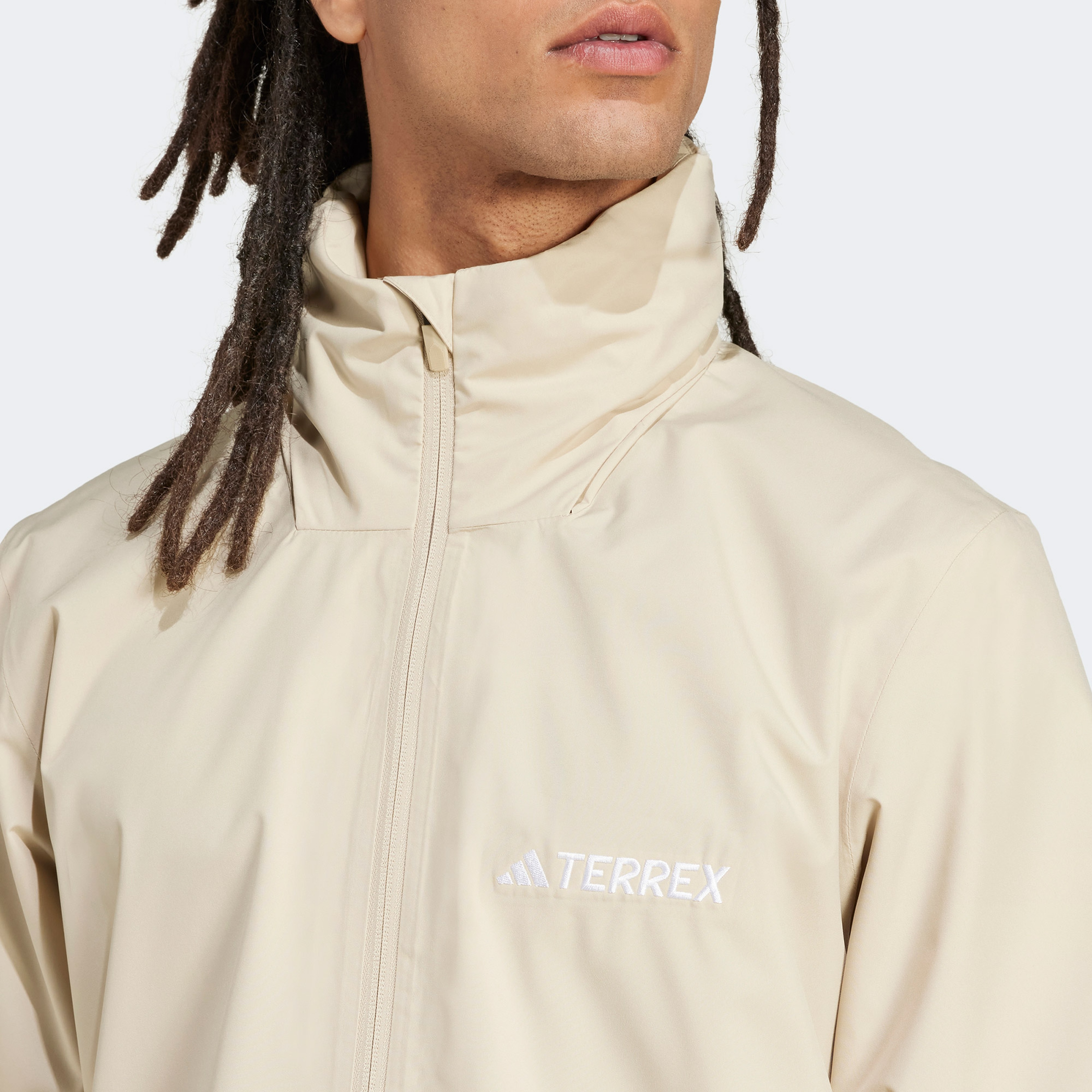 adidas Multi Essentials 2L Erkek Bej Yağmurluk
