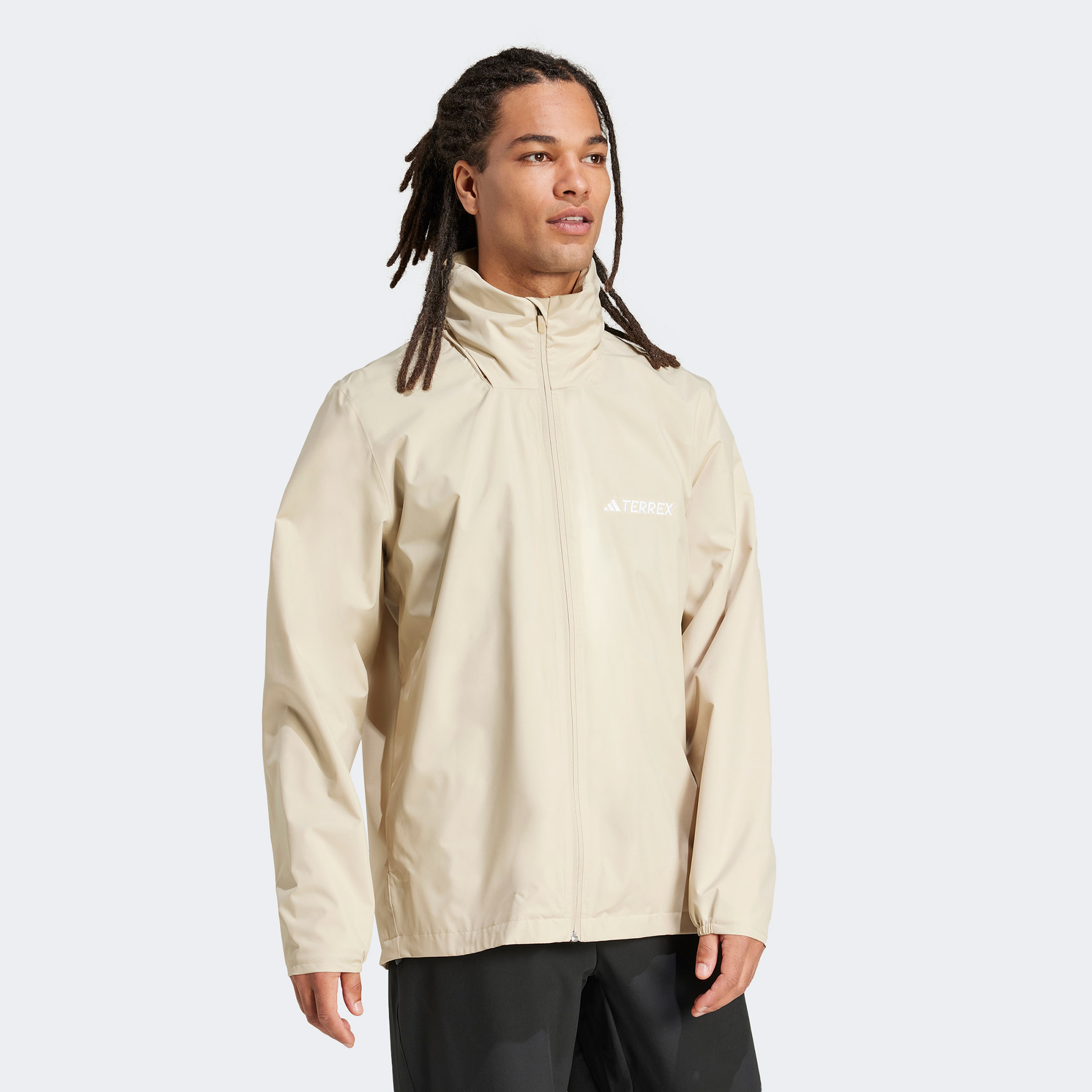 adidas Multi Essentials 2L Erkek Bej Yağmurluk