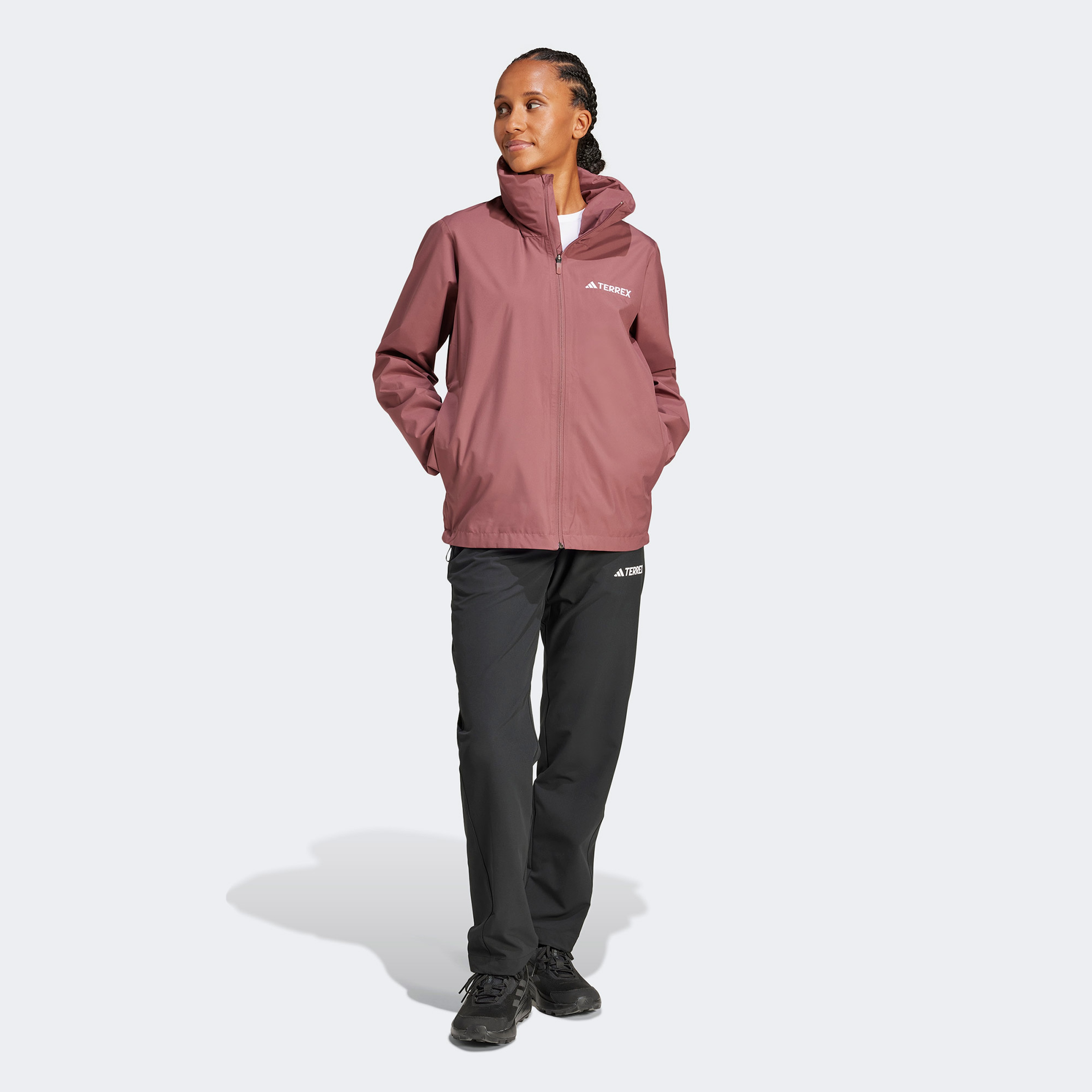 adidas Multi Essentials 2L Kadın Bordo Yağmurluk