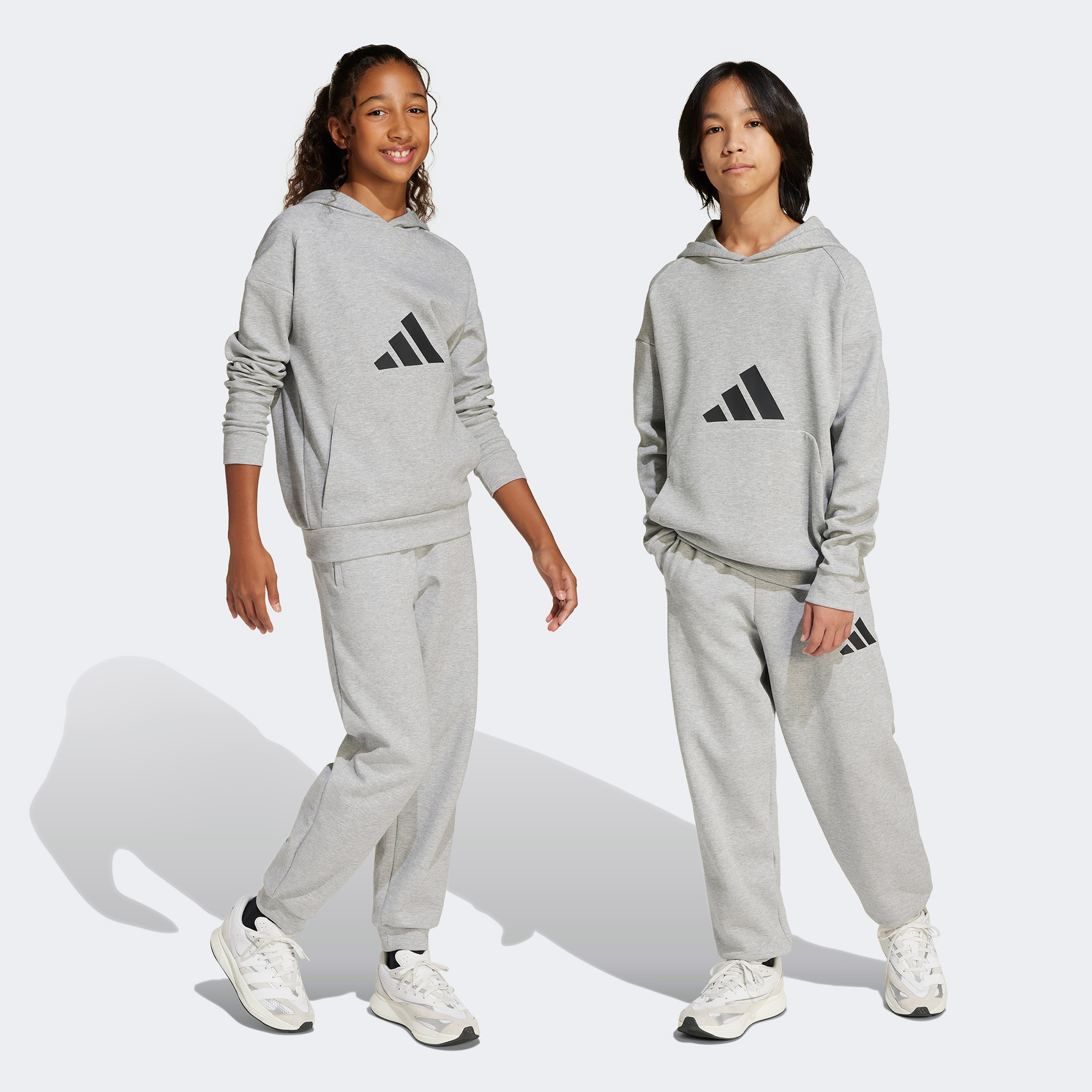 adidas Future Icons Logo Çocuk Gri Eşofman Altı