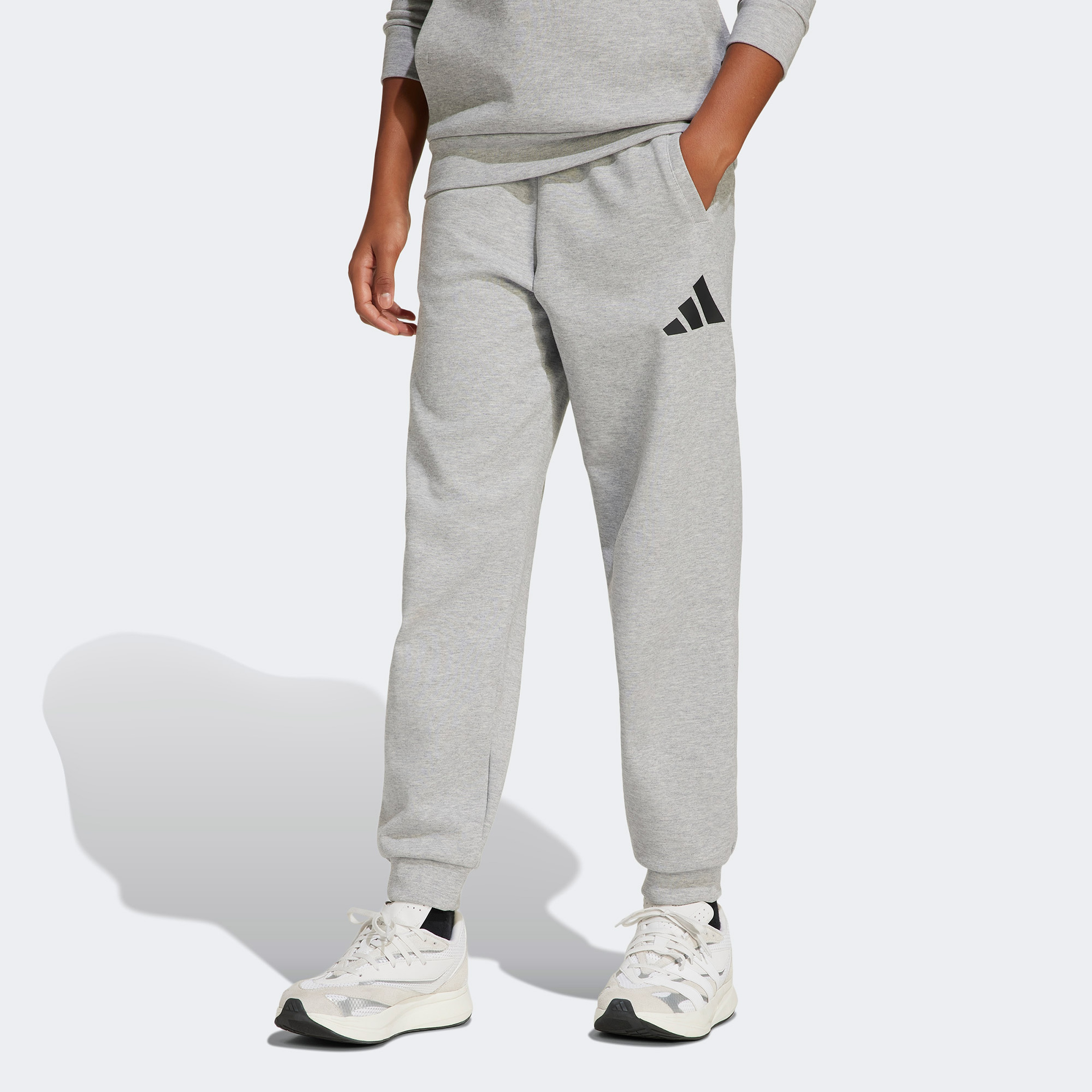 adidas Future Icons Logo Çocuk Gri Eşofman Altı