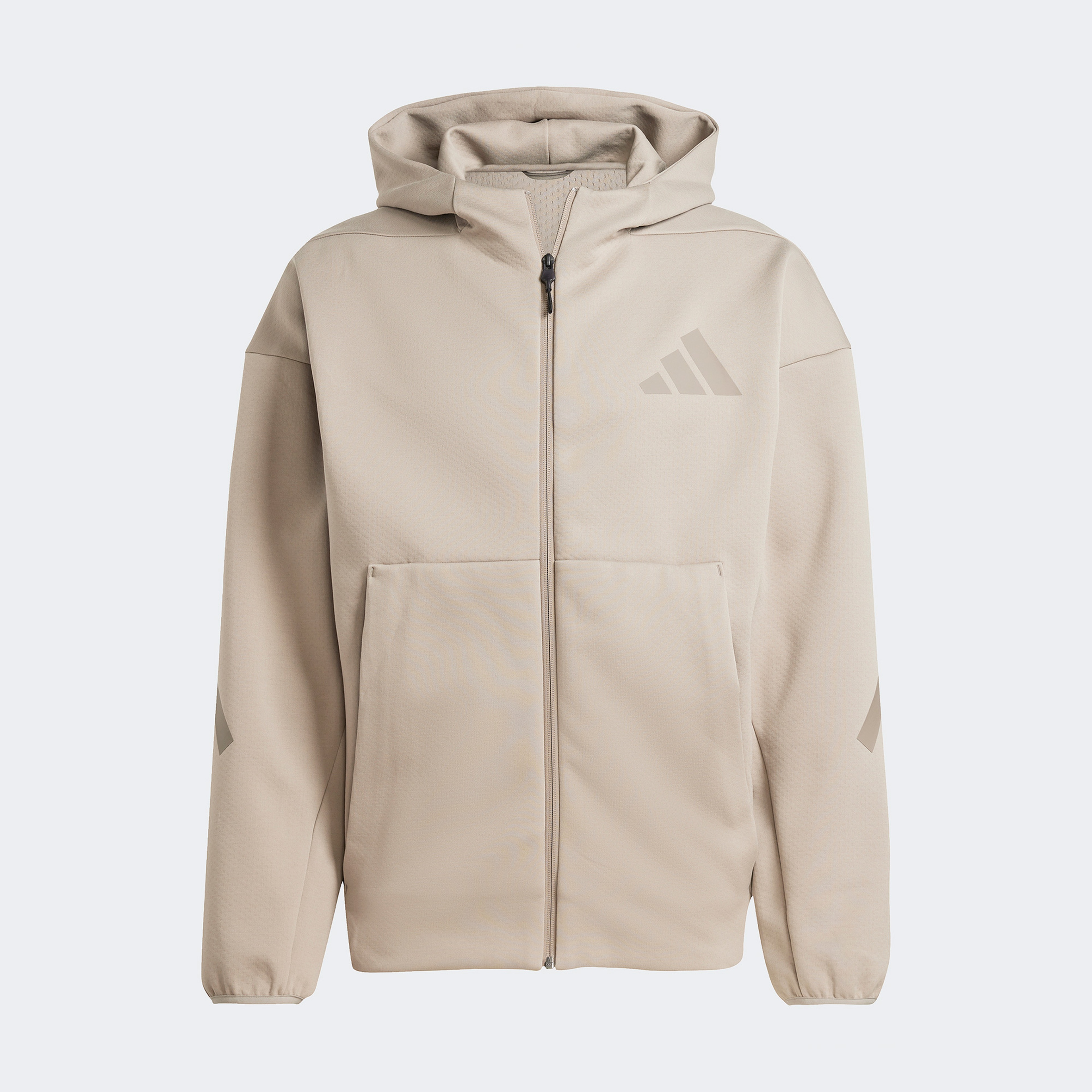 adidas Z.N.E. Full Zip Erkek Bej Sweatshirt