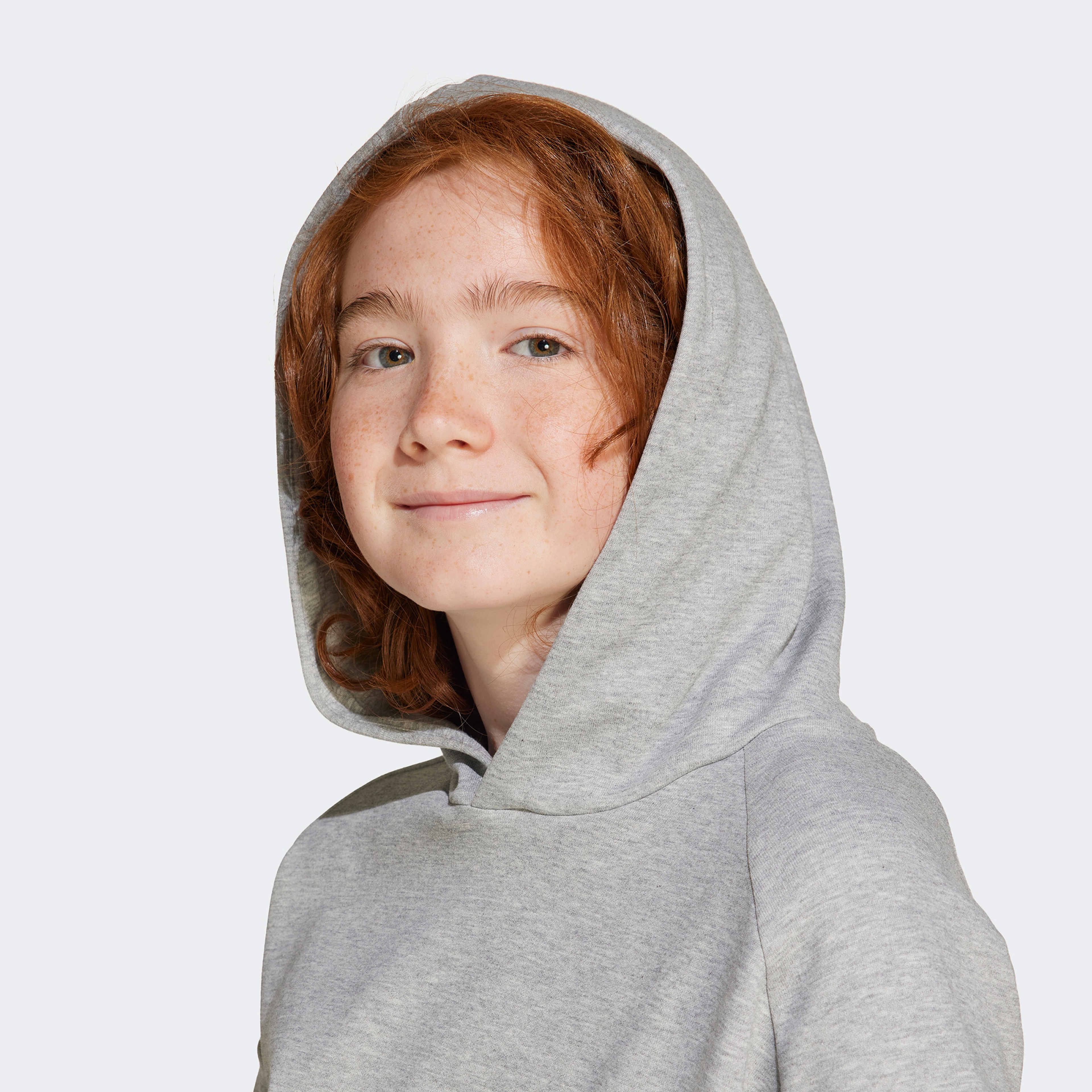 adidas Future Icons Logo Çocuk Gri Sweatshirt