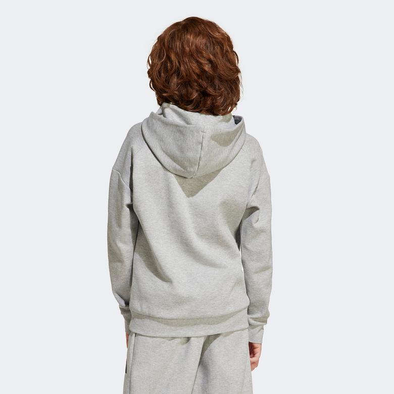 adidas Future Icons Logo Çocuk Gri Sweatshirt