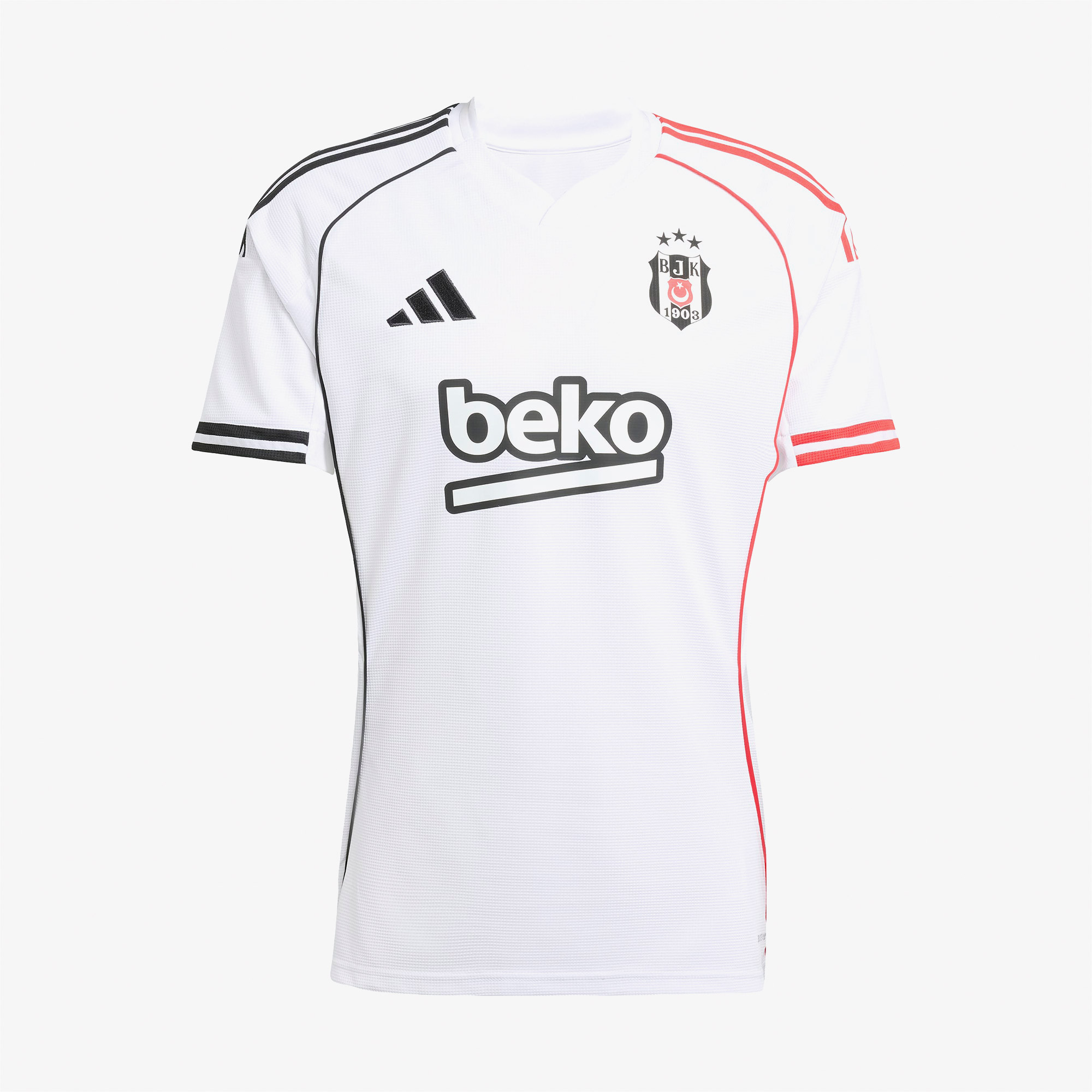 adidas Beşiktaş JK 25/26 Erkek Beyaz İç Saha Futbol Forması