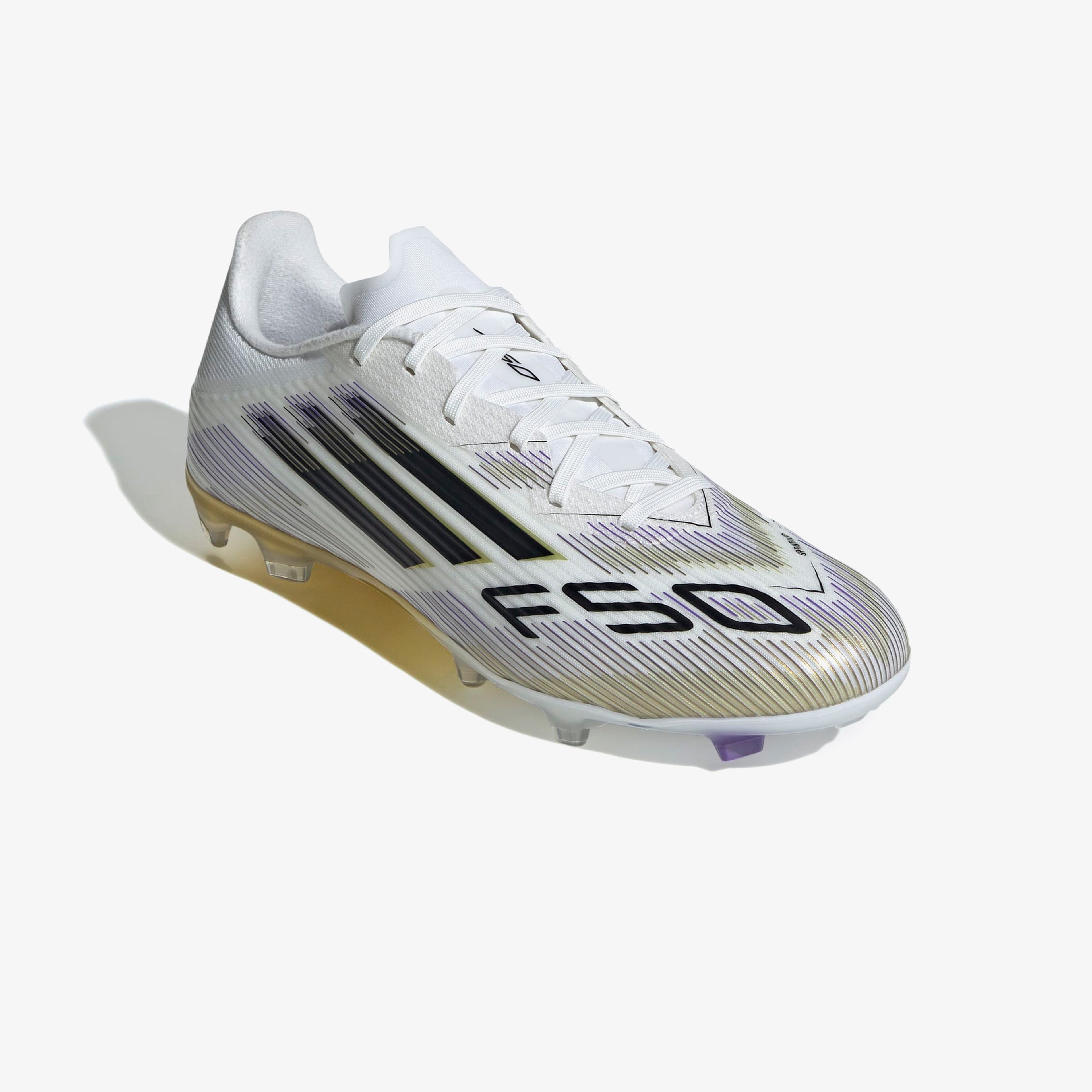 adidas F50 League Firm-Multi Ground Erkek Beyaz Çim Saha Kramponu