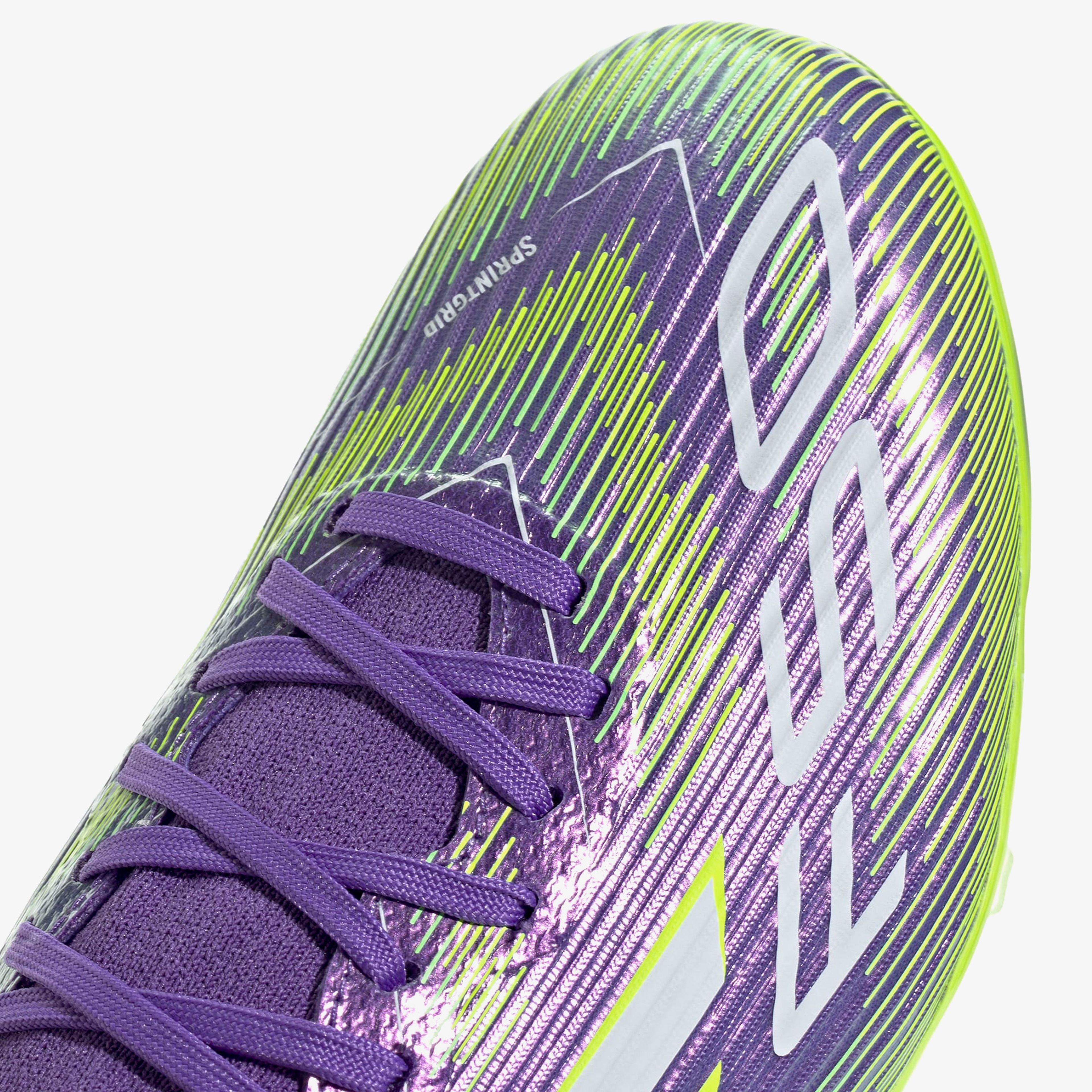 adidas F50 League Mid Firm-Multi Ground Erkek Mor Çim Saha Kramponu