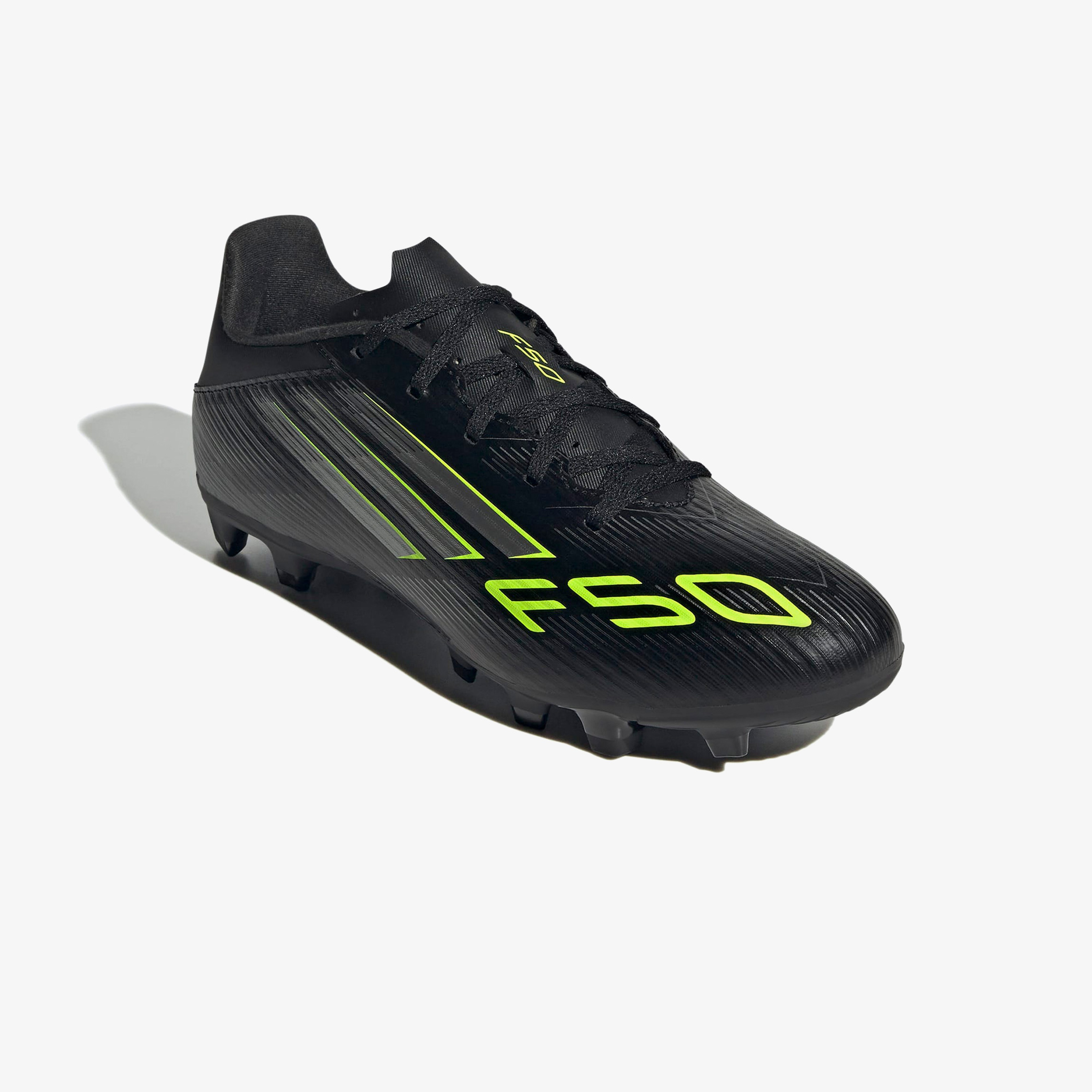 adidas F50 Club Firm-Multi Ground Erkek Siyah Çim Saha Kramponu