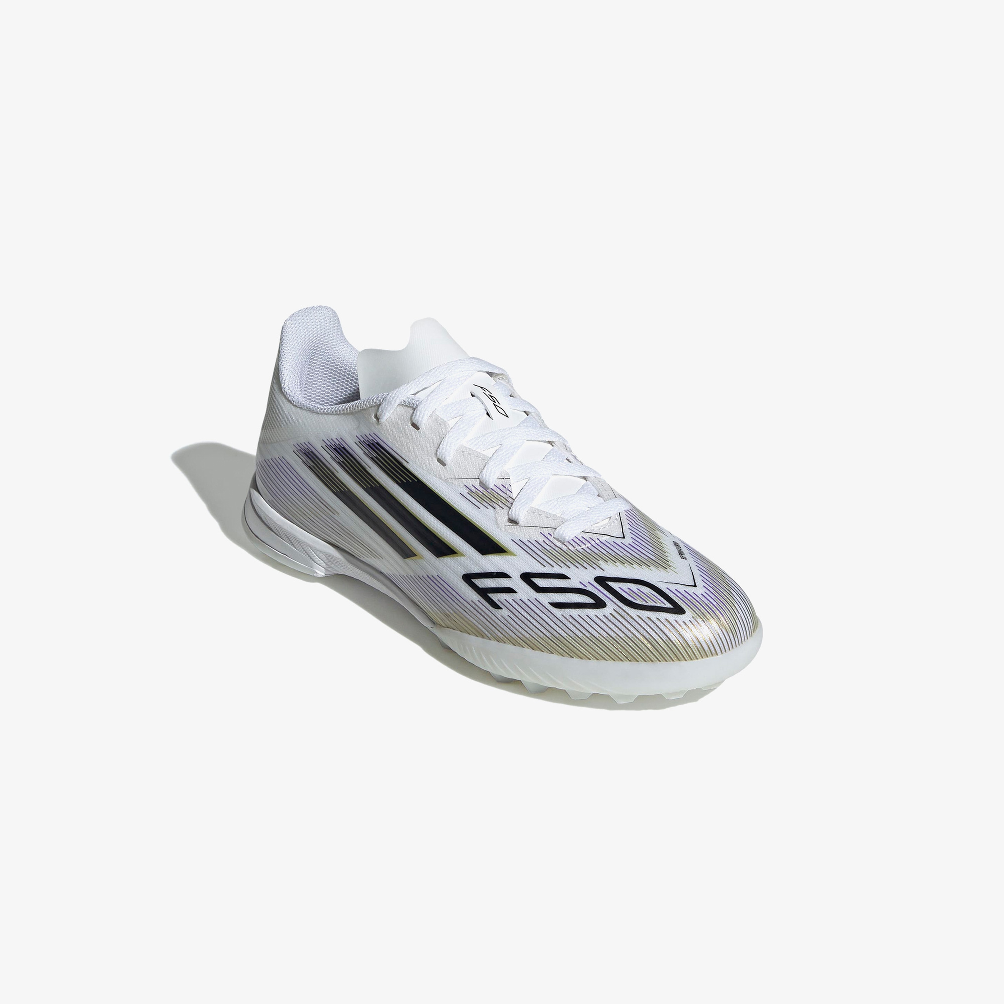 adidas F50 League Çocuk Beyaz Halı Saha Kramponu