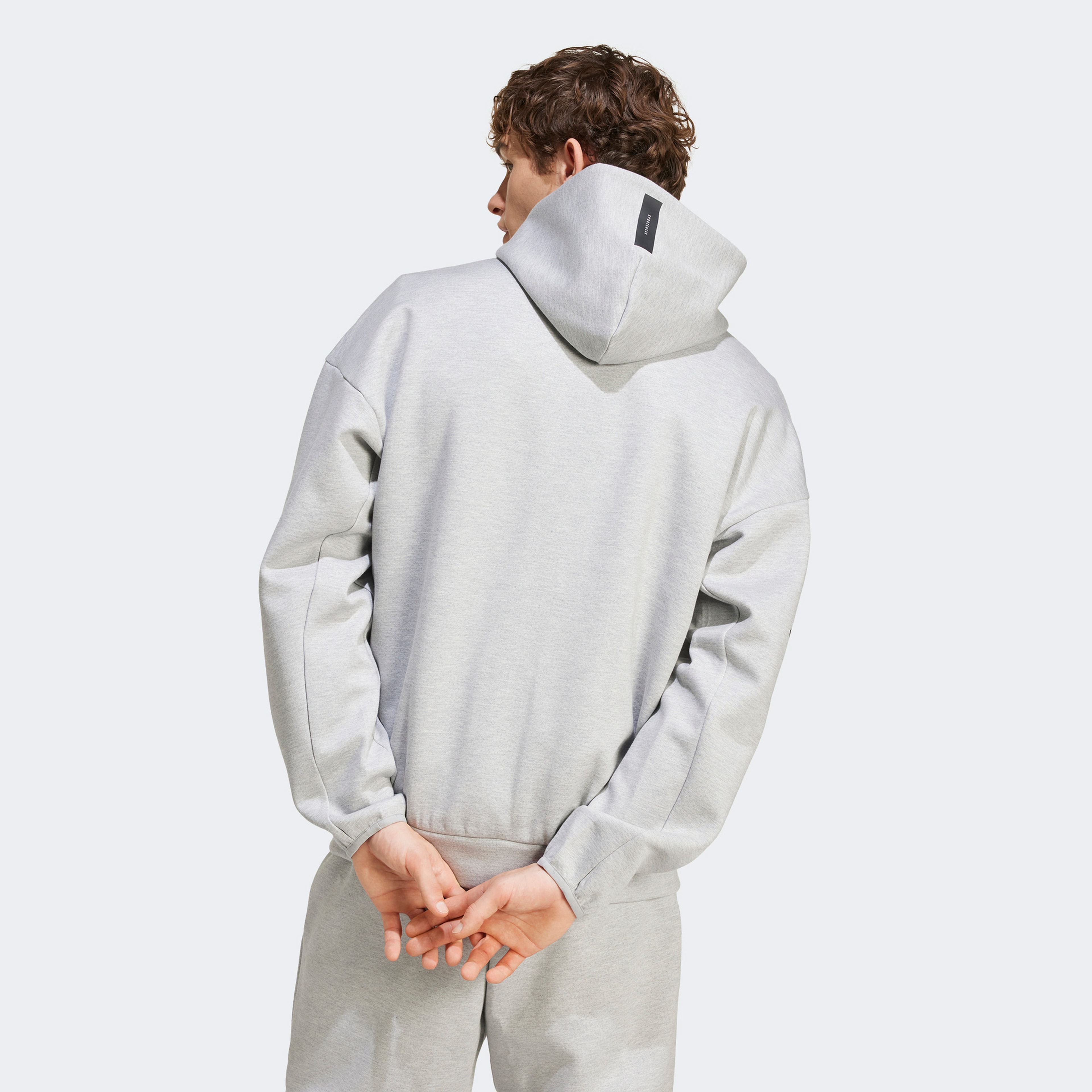 adidas Z.N.E. Full-Zip Erkek Gri Eşofman Üstü