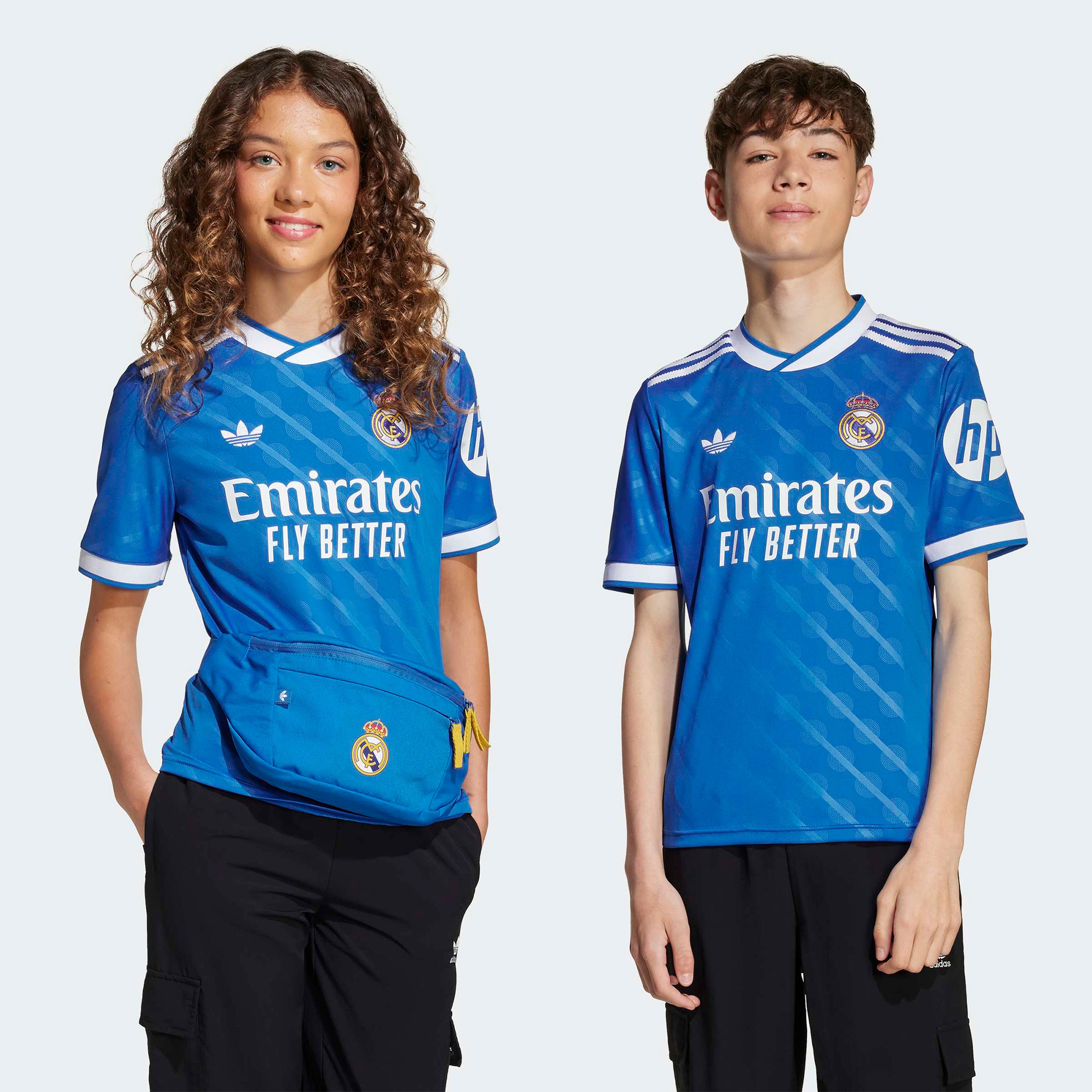 adidas Real Madrid 25-26 Üçüncü Çocuk Mavi Futbol Forması