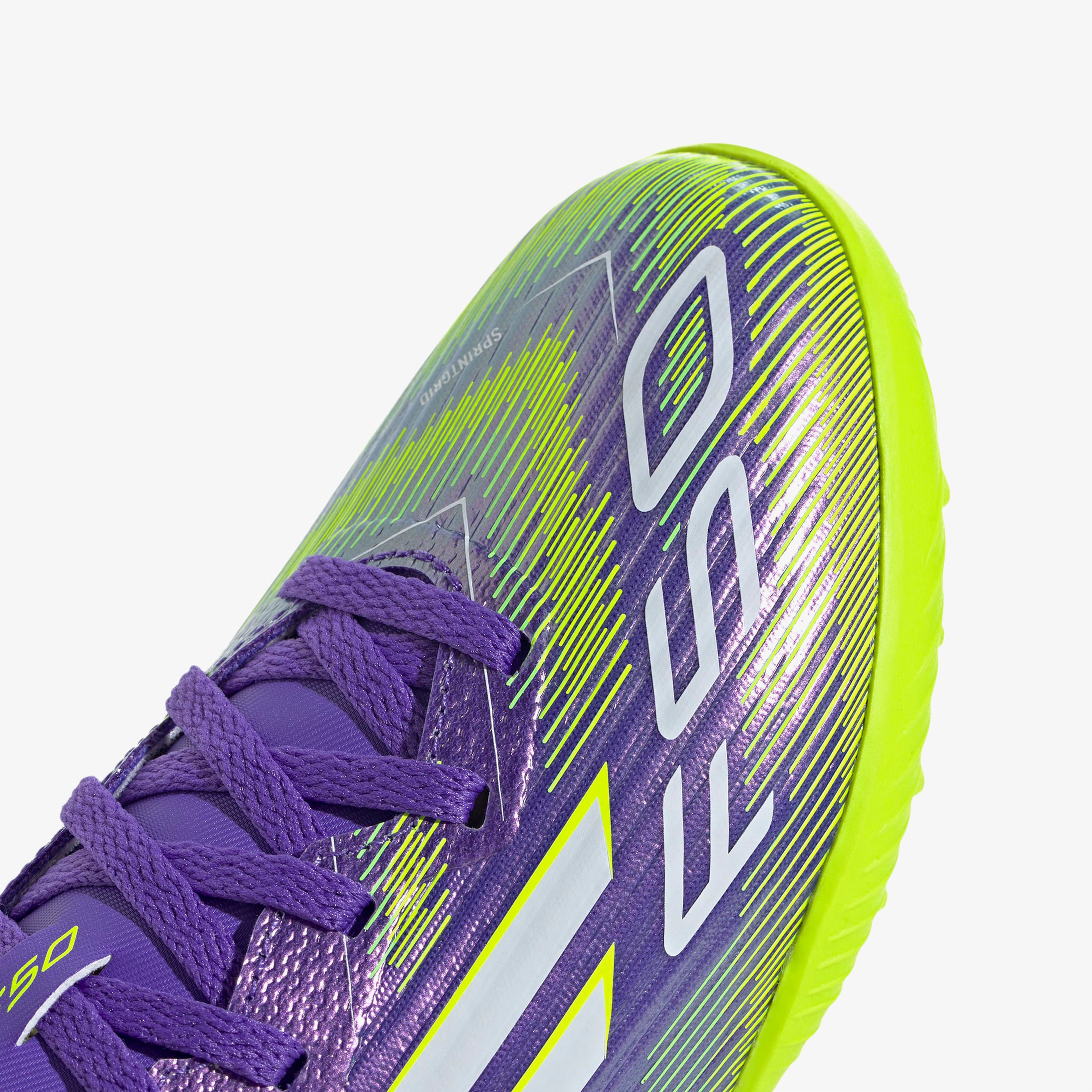 adidas F50 League Çocuk Mor Halı Saha Kramponu