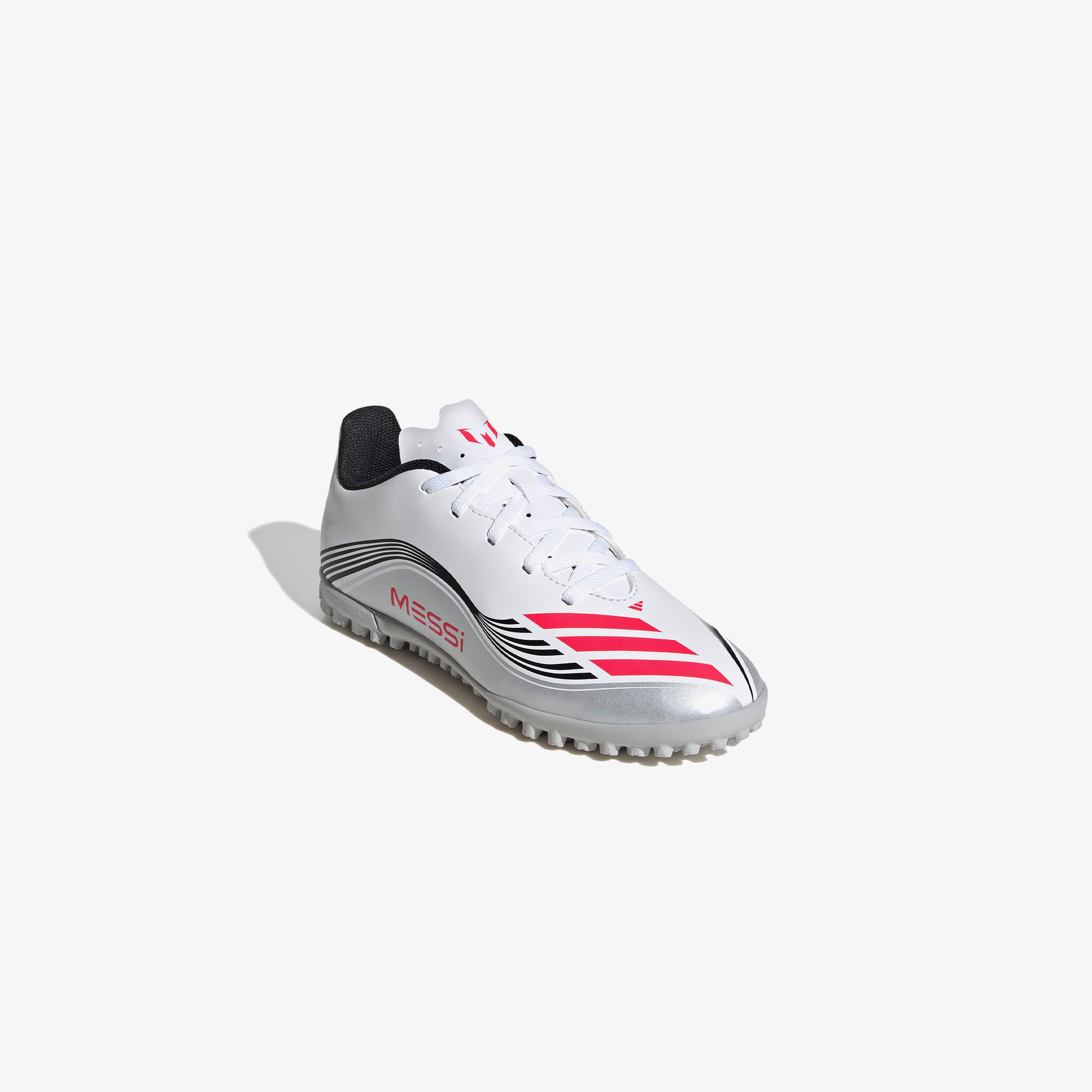 adidas F50 Messi Club Çocuk Beyaz Halı Saha Kramponu