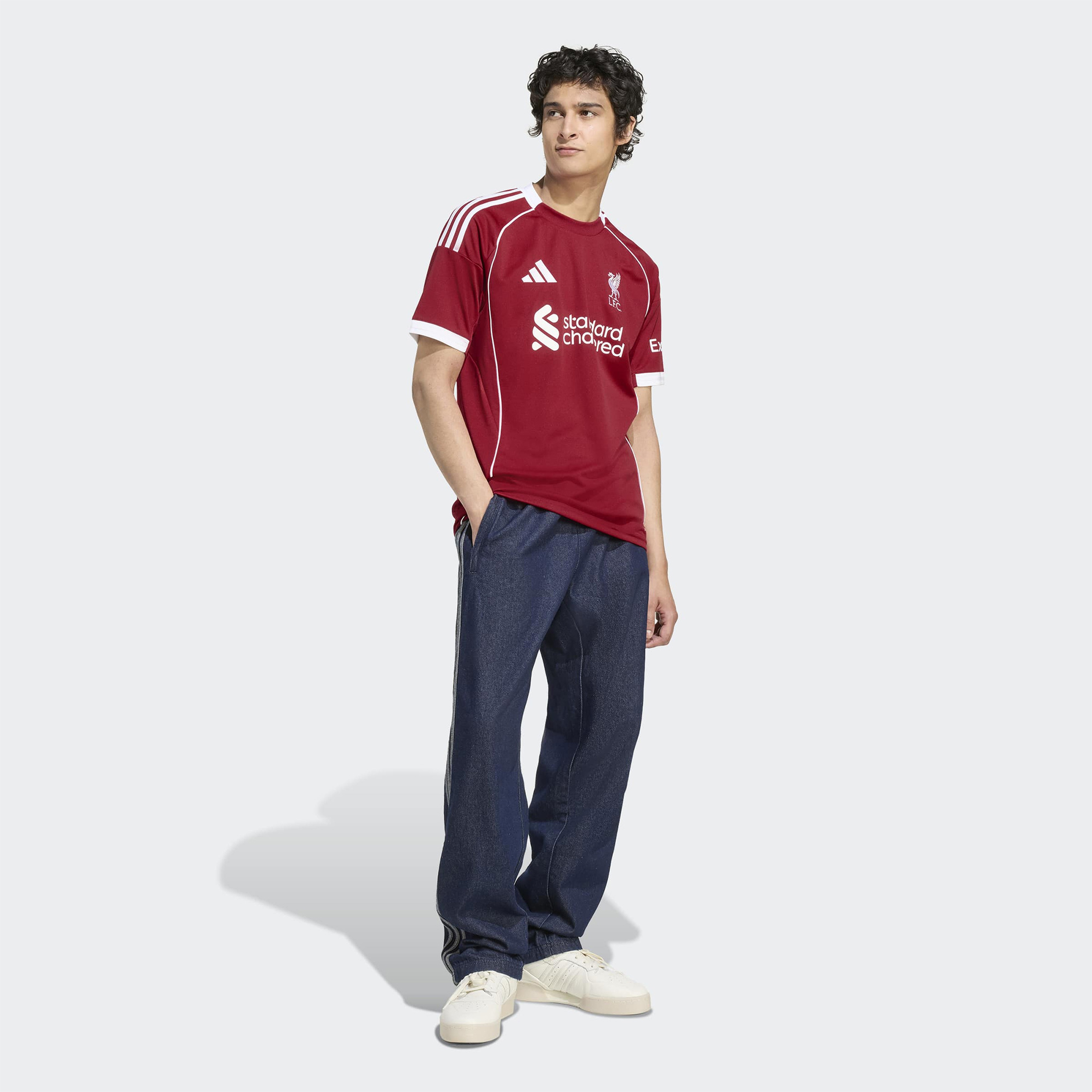 adidas Liverpool Fc 25-26 İç Saha Erkek Kırmızı Futbol Forması