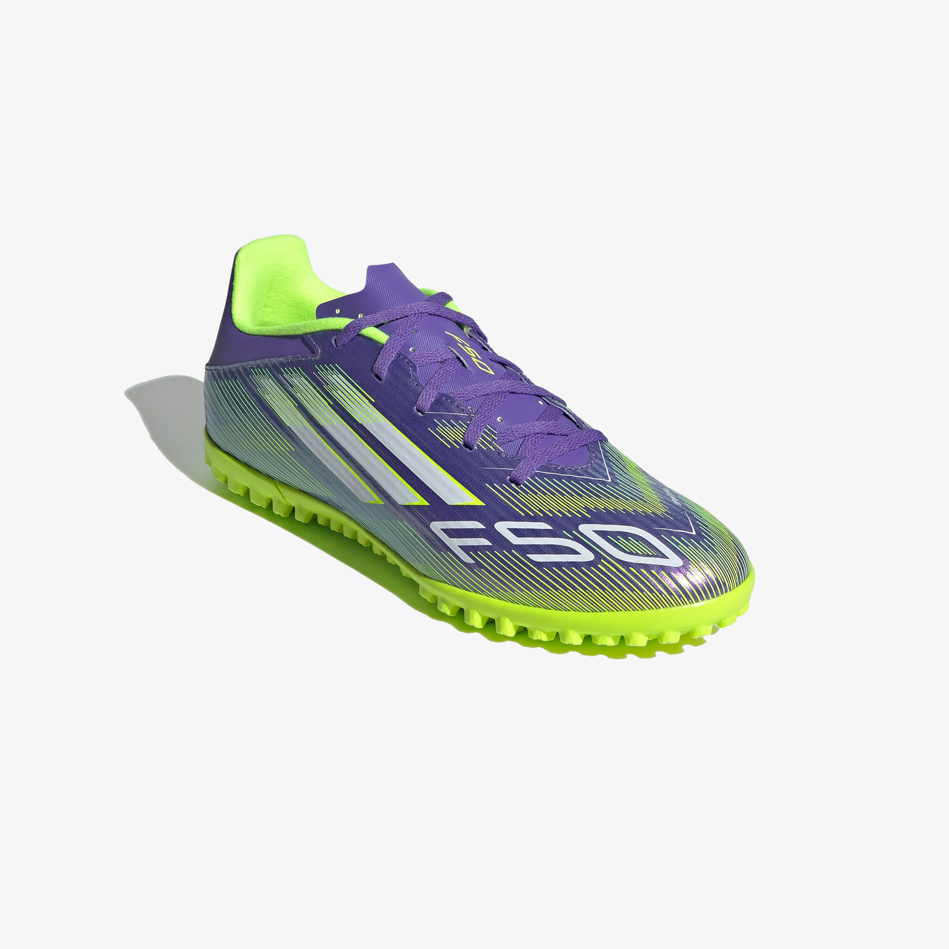 adidas F50 Club Erkek Mor Halı Saha Kramponu