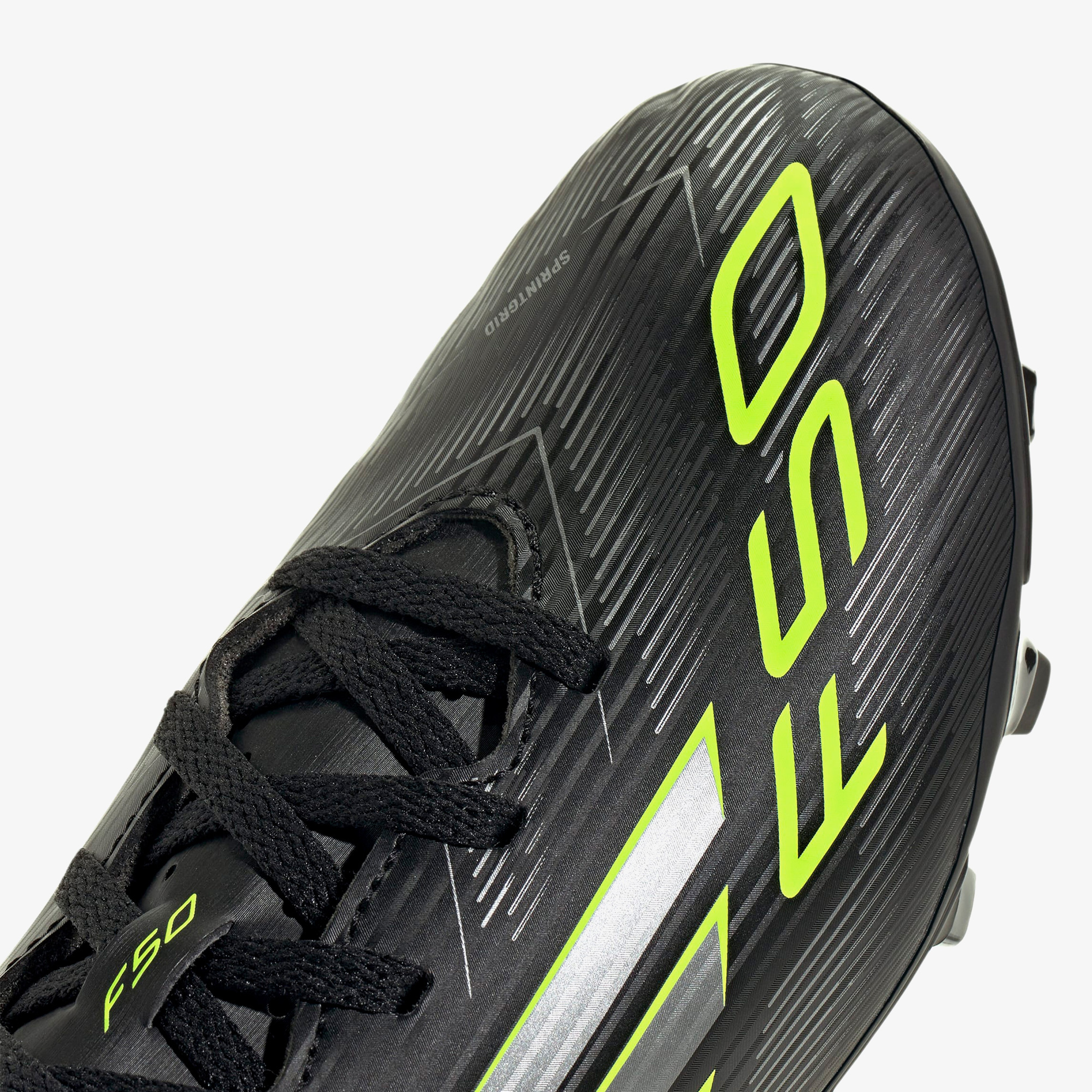 adidas F50 Club Firm-Multi Ground Çocuk Siyah Çim Saha Kramponu