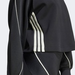 adidas Stadium 3 Stripes Bisiklet Yaka Kadın Siyah Sweatshirt