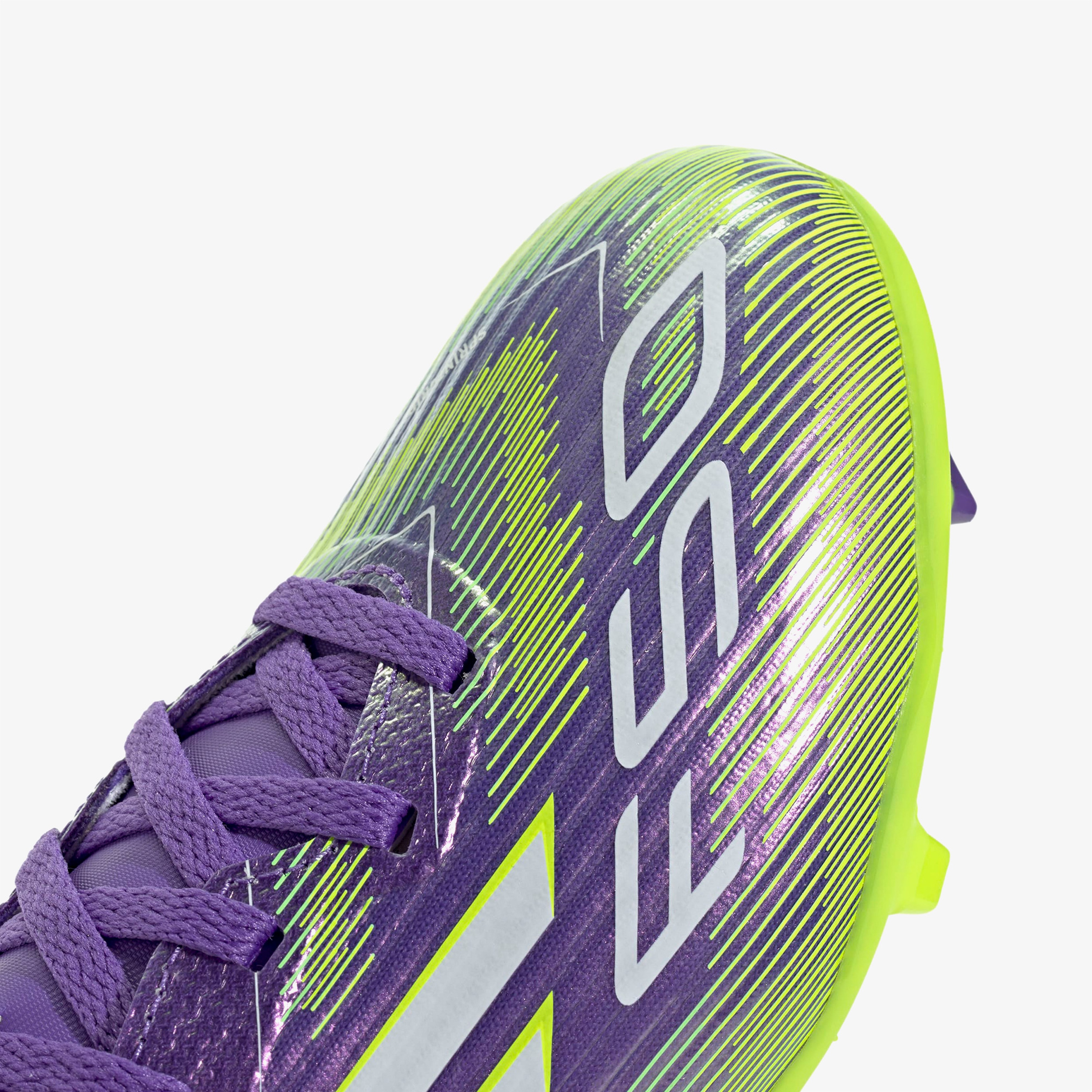 adidas F50 League Firm-Multi Ground Çocuk Mor Çim Saha Kramponu