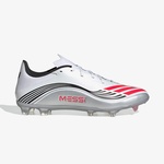 adidas F50 Messi League Firm-Multi Ground Erkek Beyaz Çim Saha Kramponu