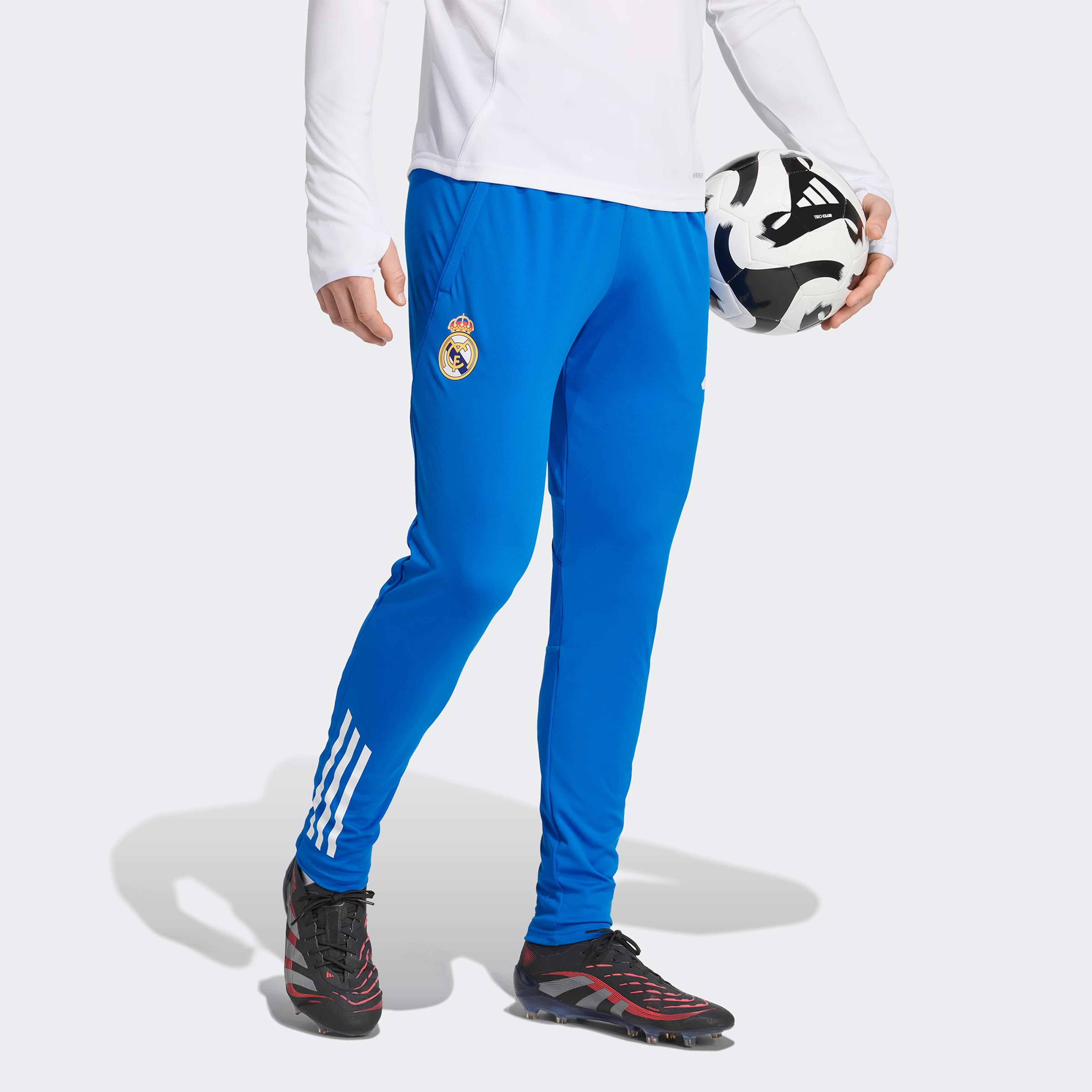 adidas Real Madrid Tiro 25 Competition Training Erkek Mavi Futbol