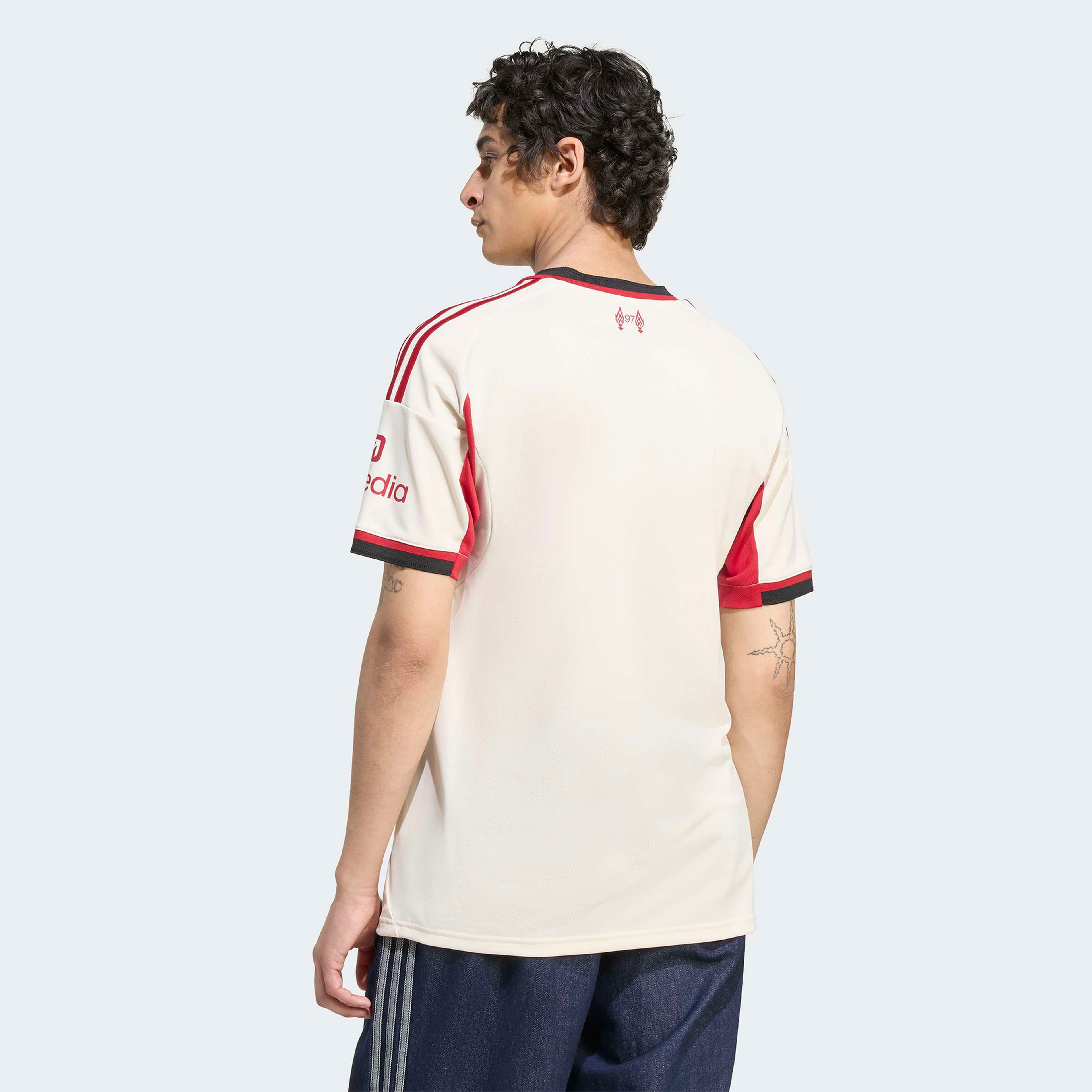 adidas Liverpool Fc 25-26 Deplasman Erkek Beyaz Futbol Forması